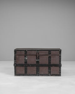 19th Century French Wooden Trunk