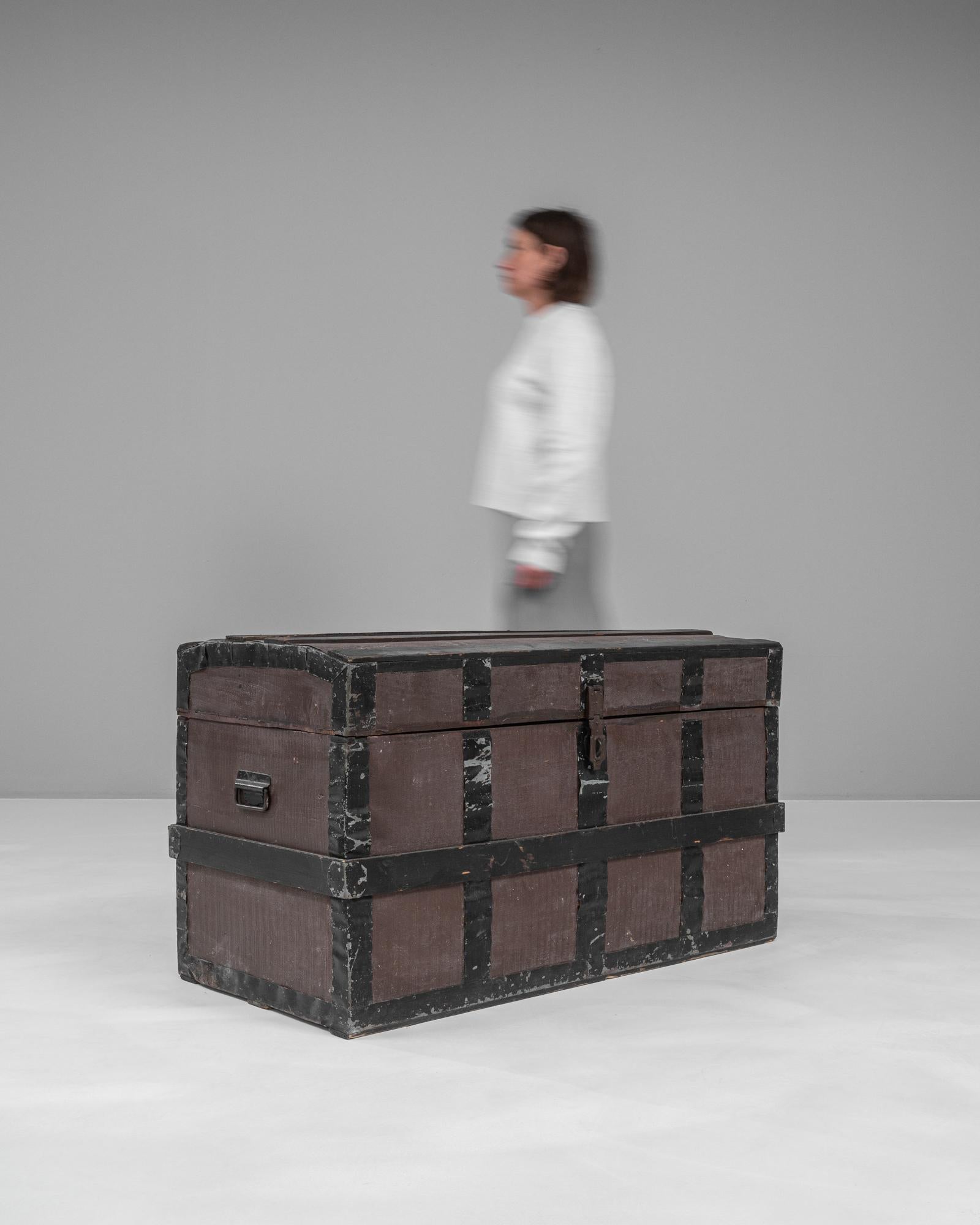 Baule di legno francese del XIX secolo in vendita 1