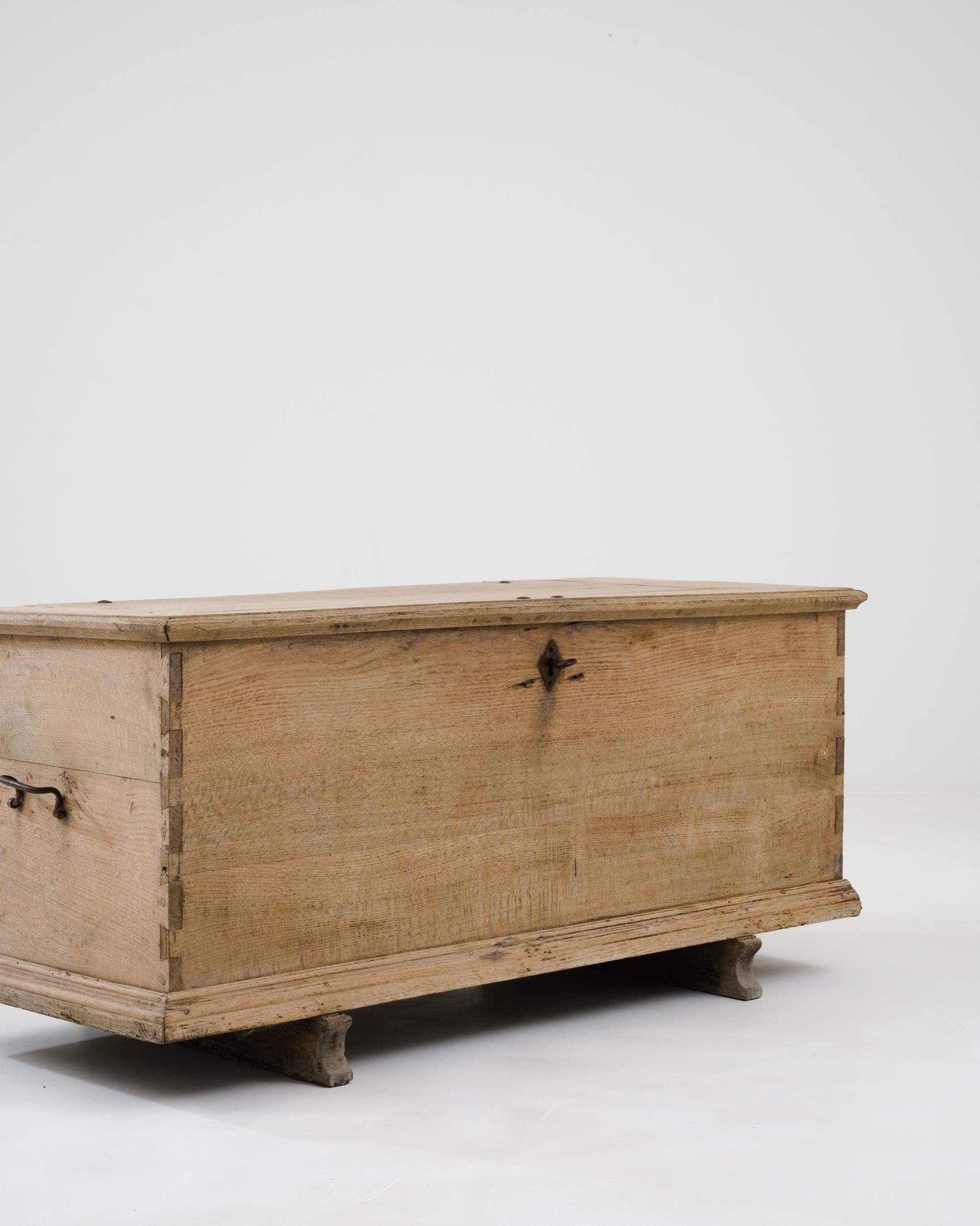 19th Century French Wooden Trunk 2