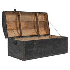 19th Century French Wooden Trunk