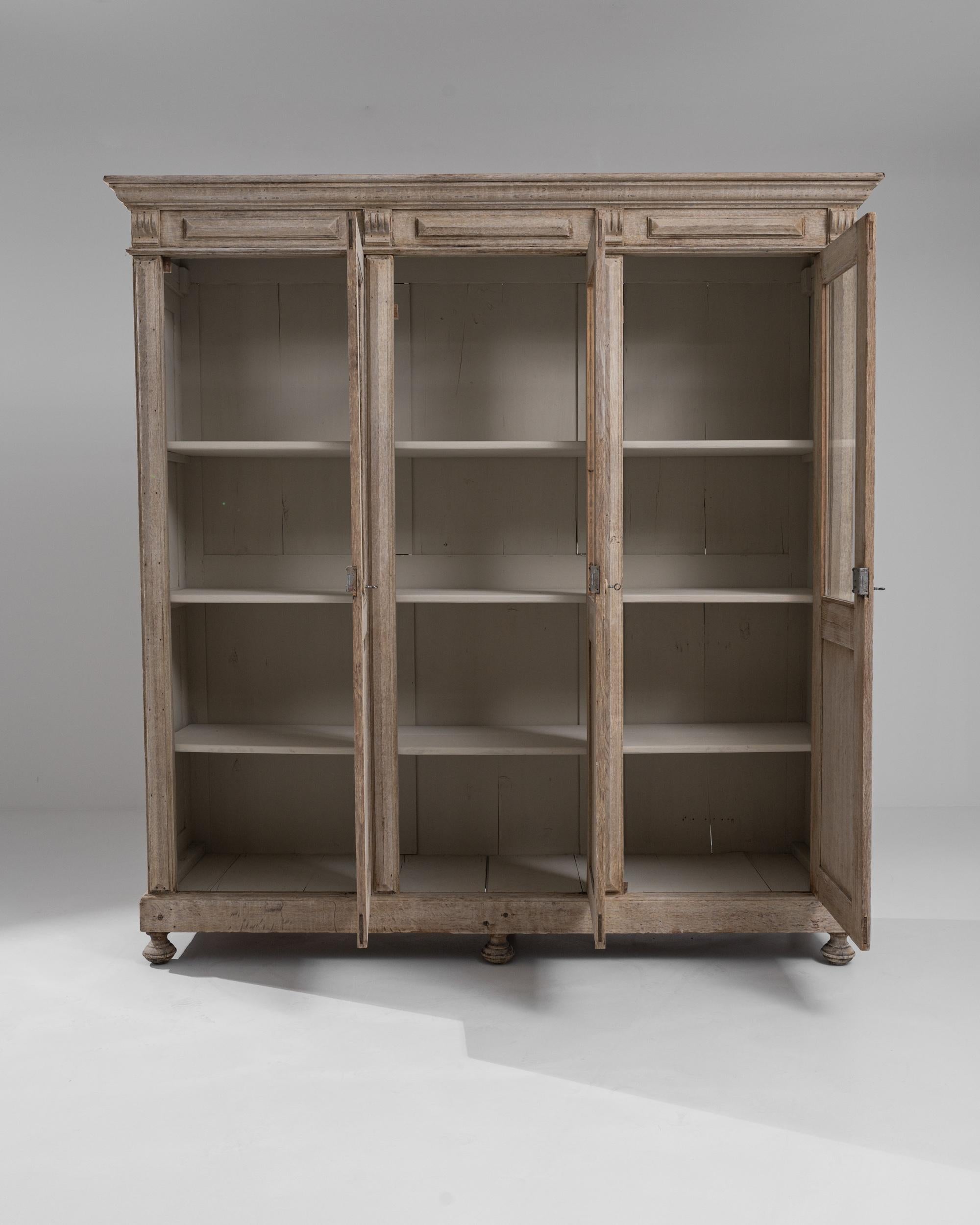Neoclassical 19th Century French Wooden Vitrine