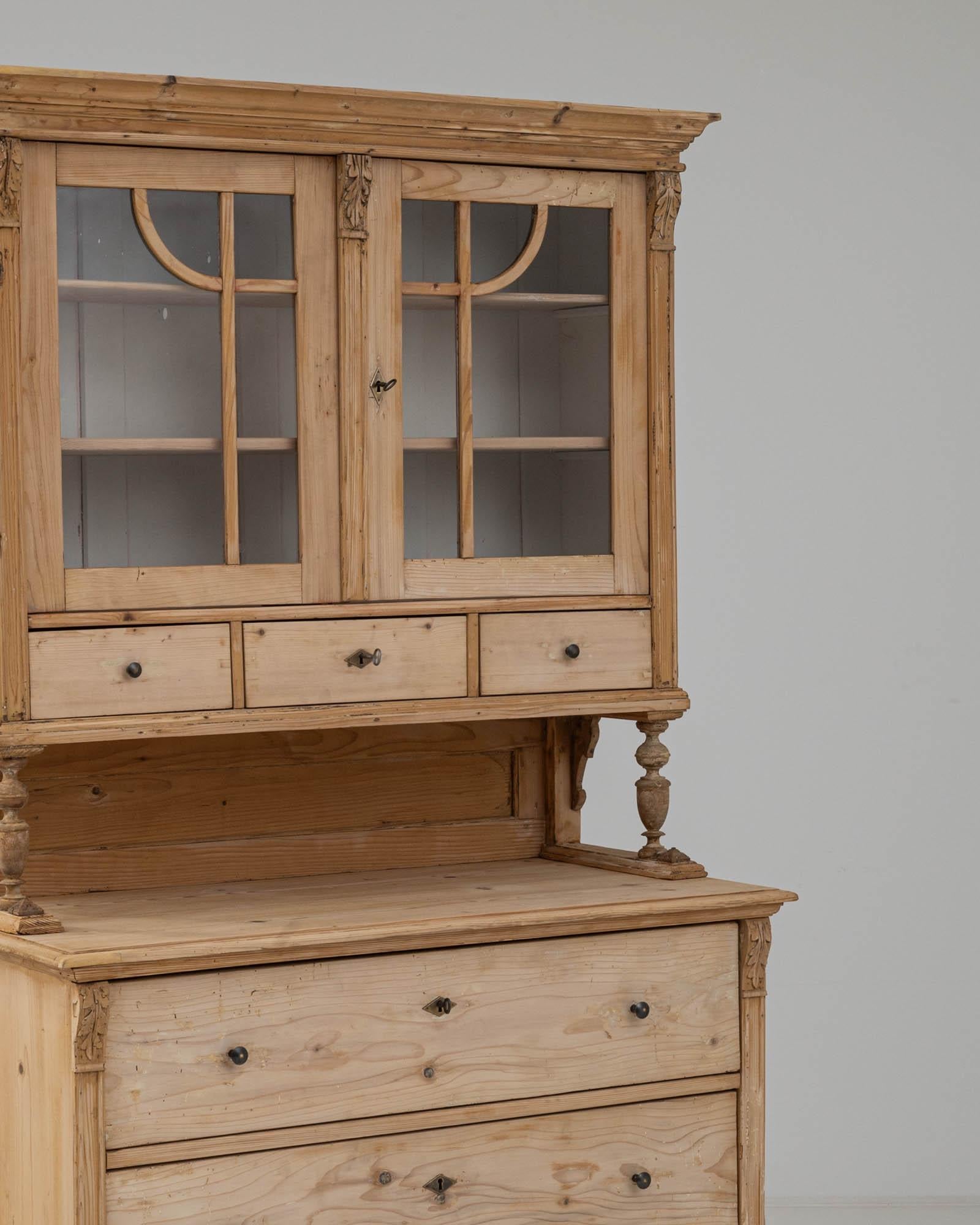 19th Century French Wooden Vitrine For Sale 3