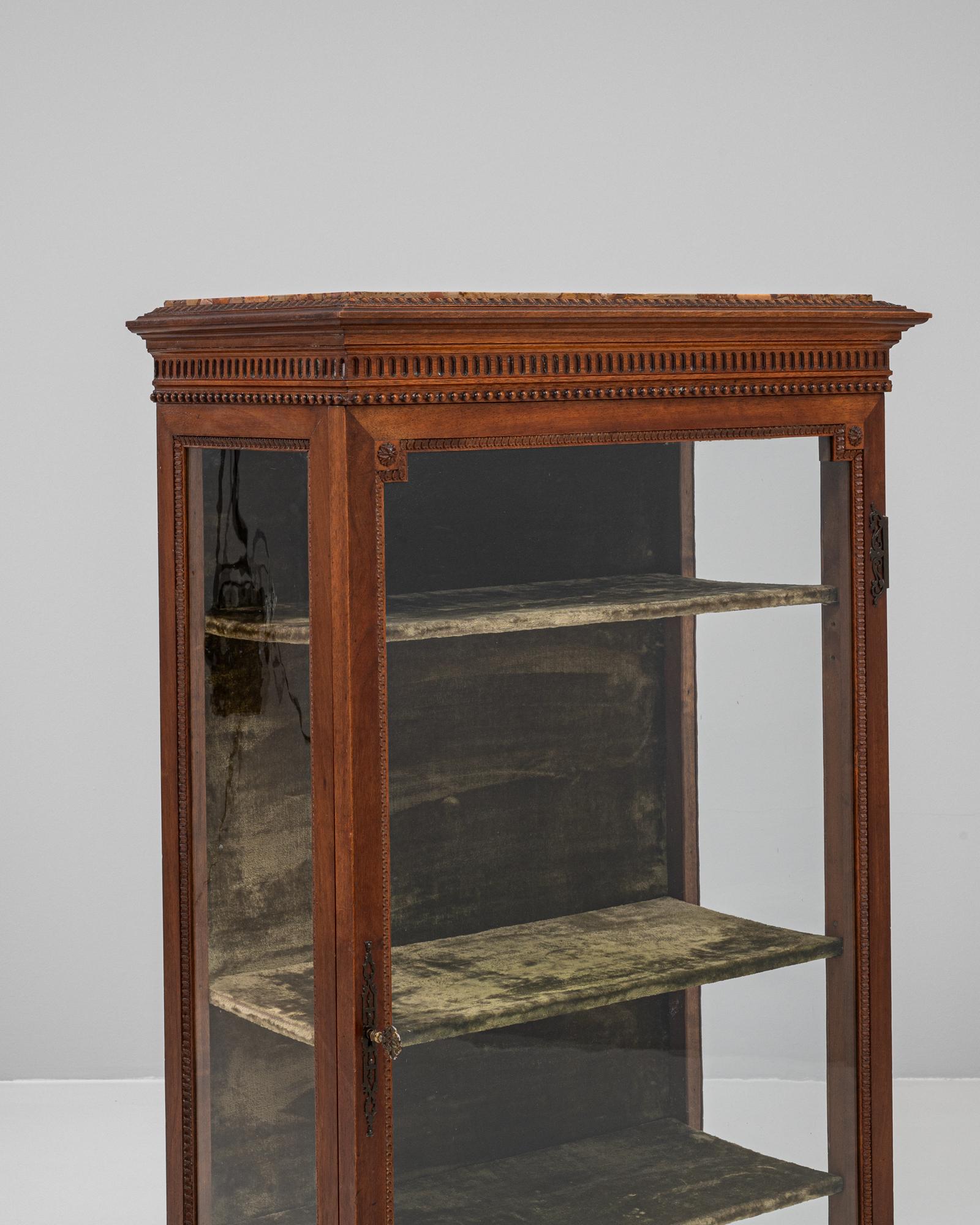 Französische Holzvitrine aus dem 19. Jahrhundert im Angebot 3