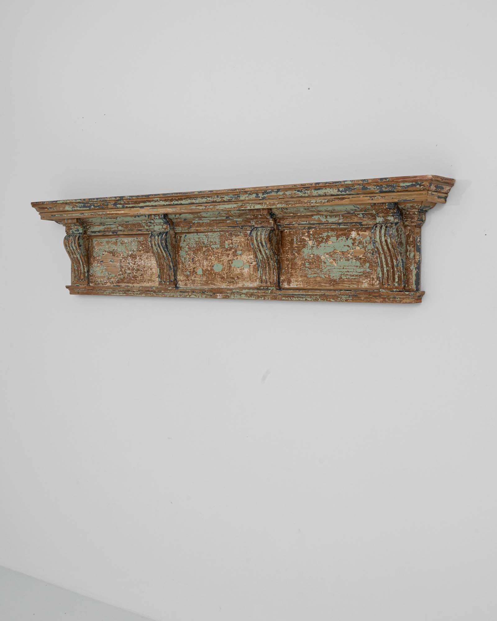 19th Century French Wooden Wall Decoration In Good Condition For Sale In High Point, NC