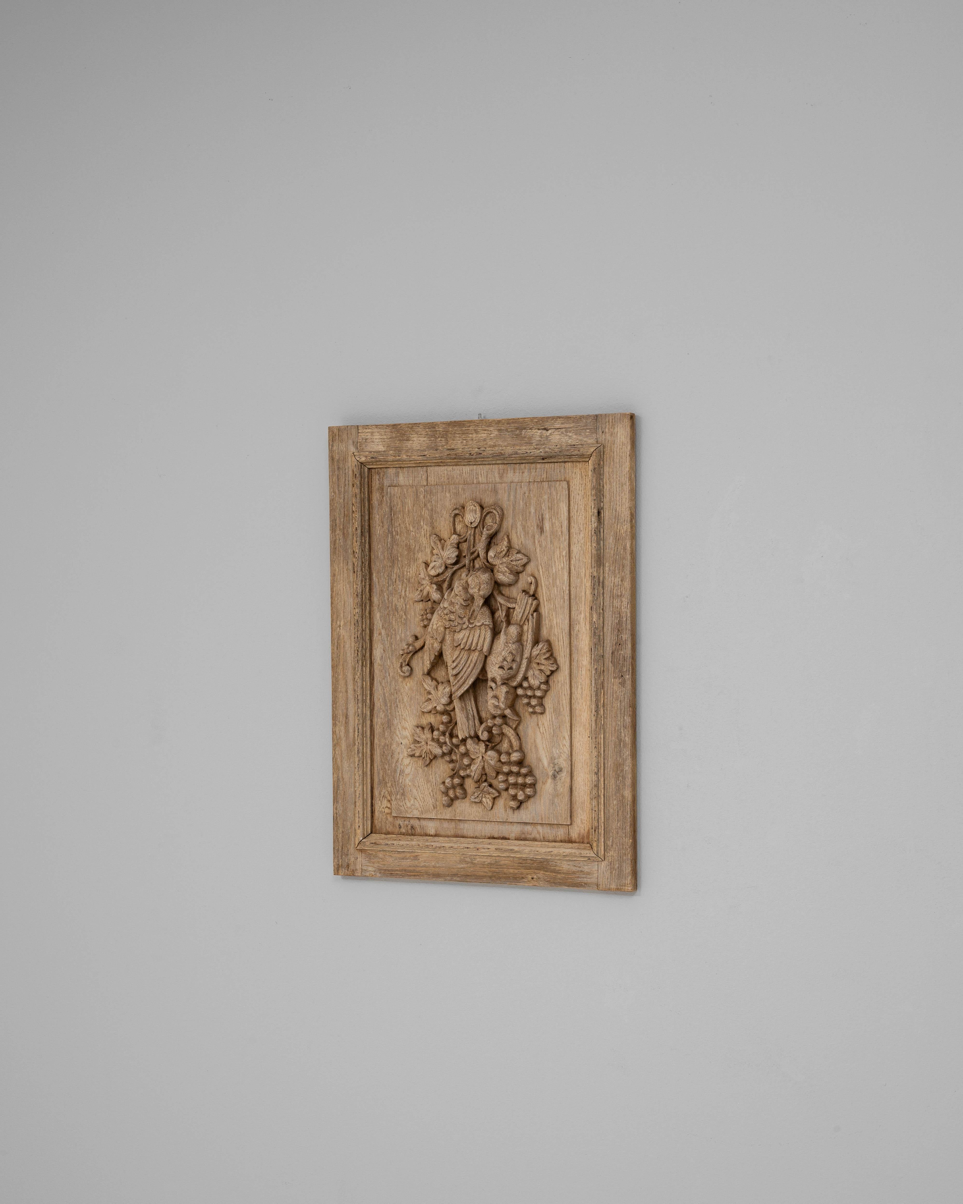 Décoration murale en bois français du 19e siècle Bon état - En vente à High Point, NC