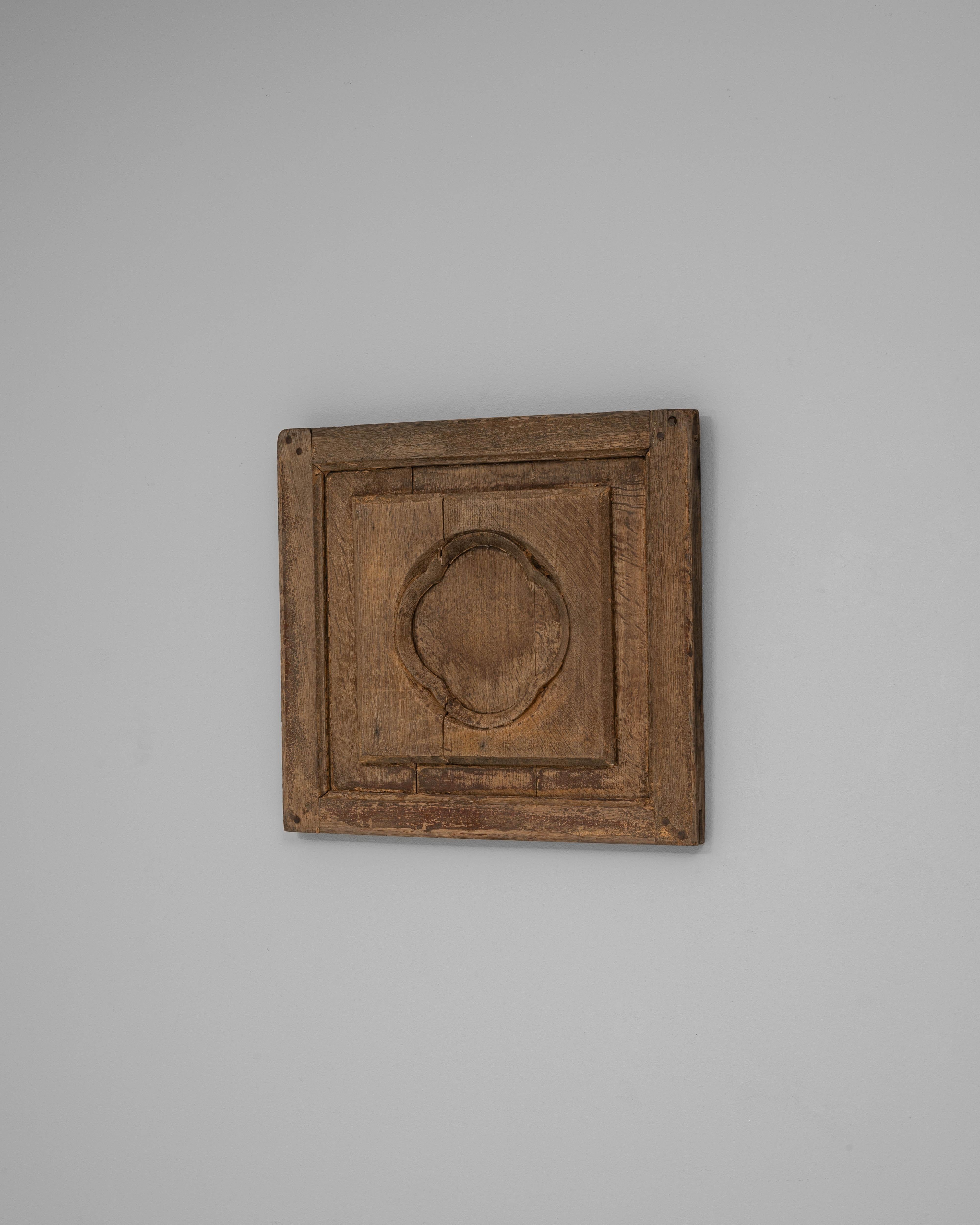 Décoration murale en bois français du 19e siècle Bon état - En vente à High Point, NC