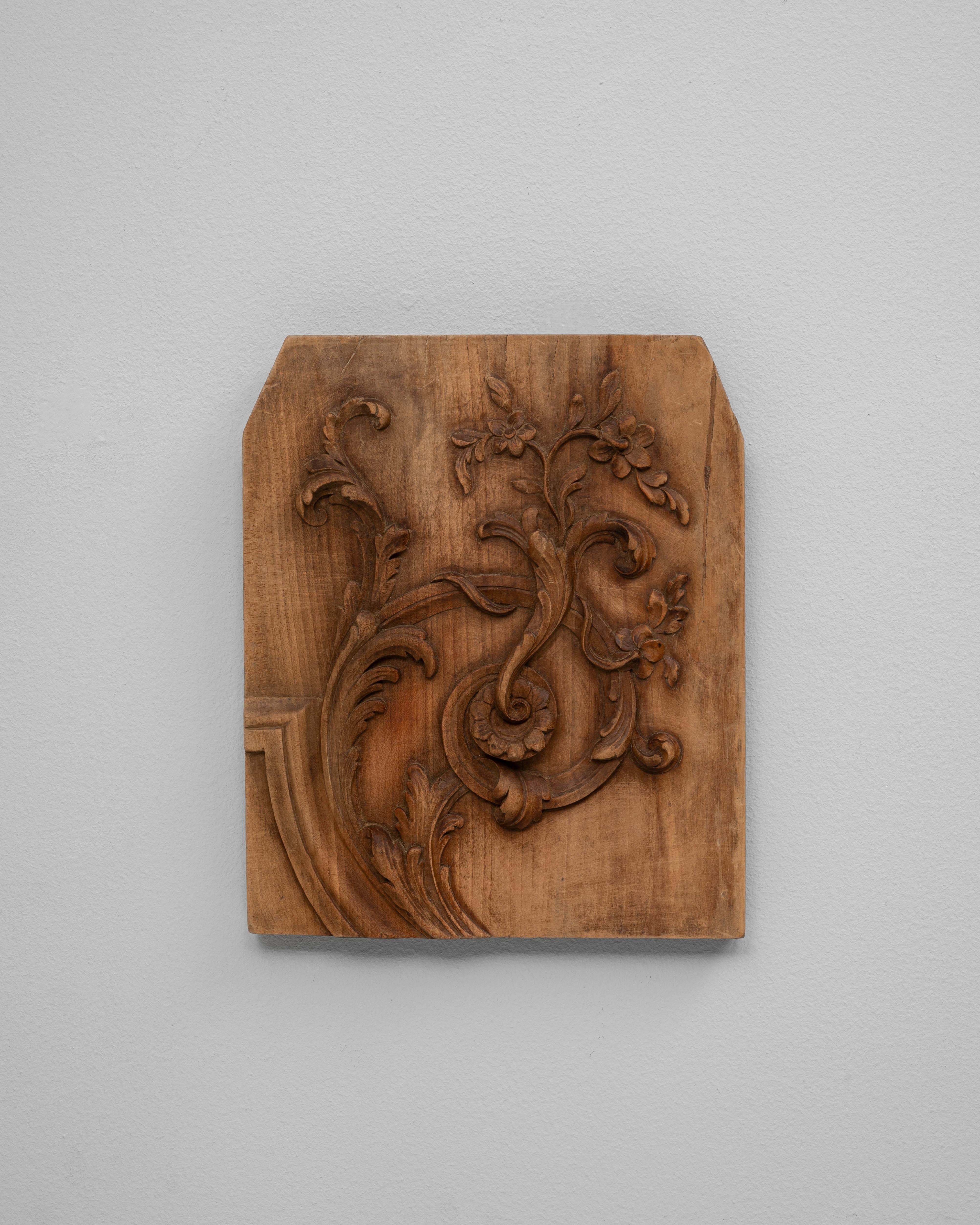 Bois Décoration murale en bois français du 19e siècle en vente