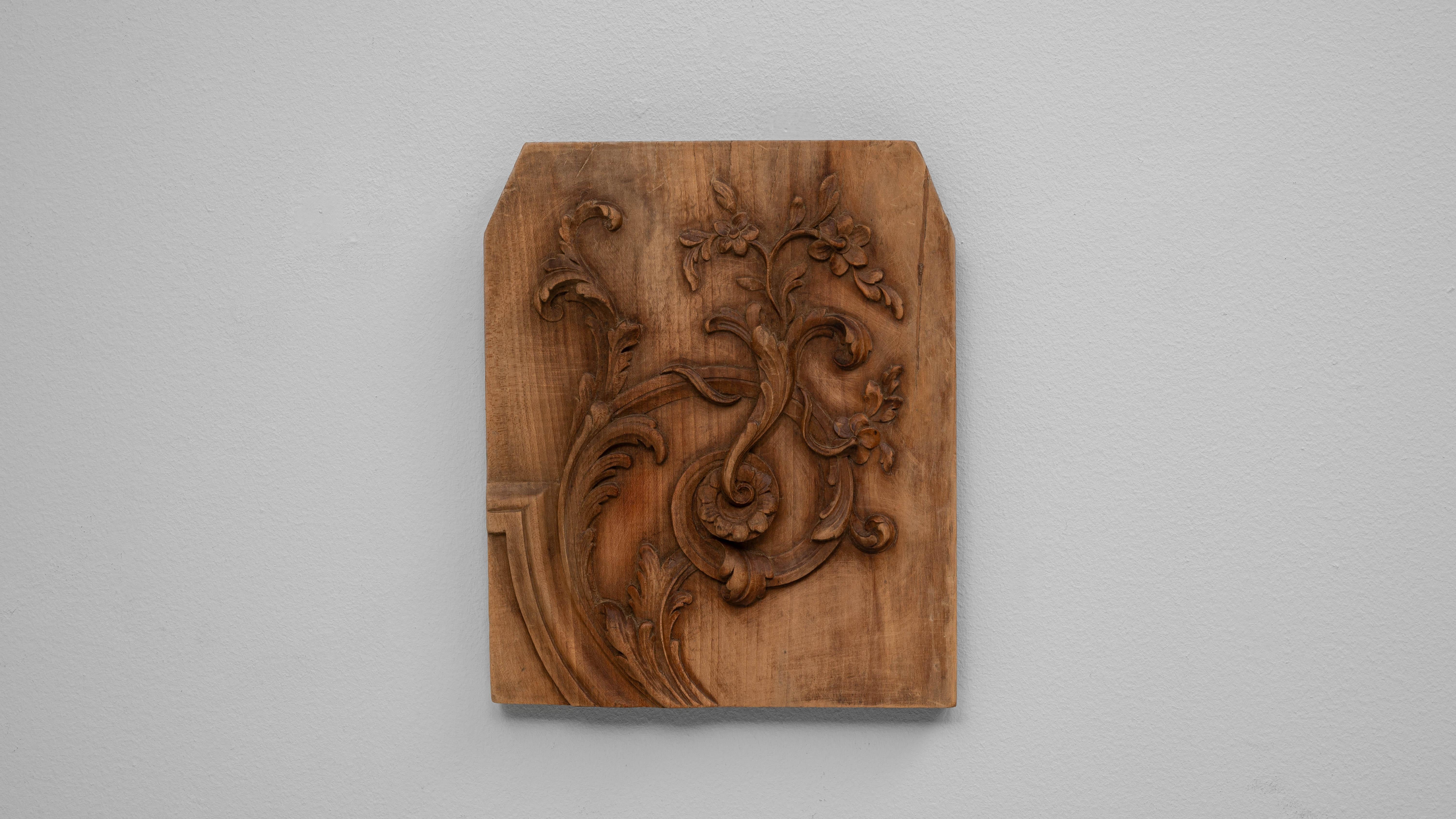 Décoration murale en bois français du 19e siècle en vente 1