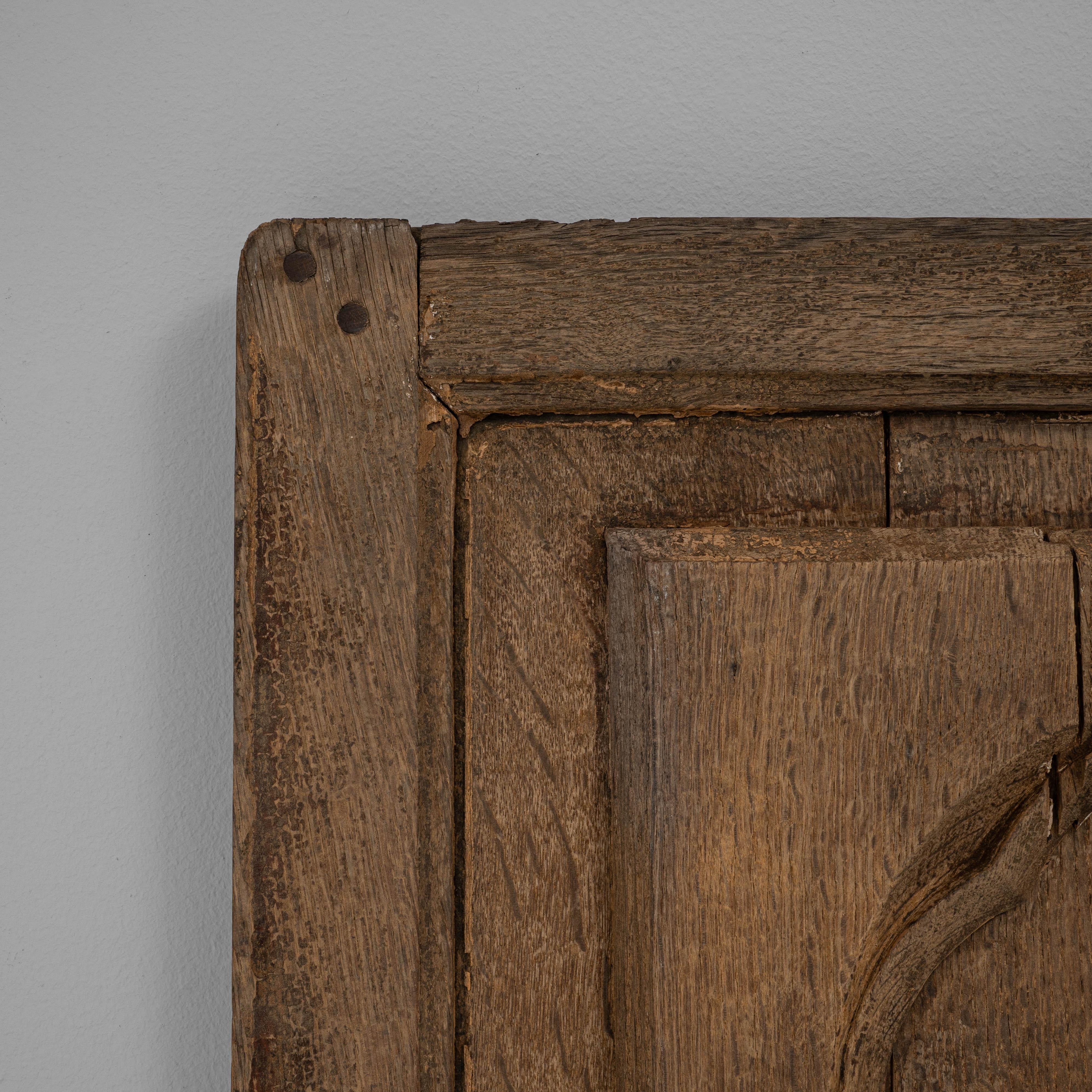 Décoration murale en bois français du 19e siècle en vente 2