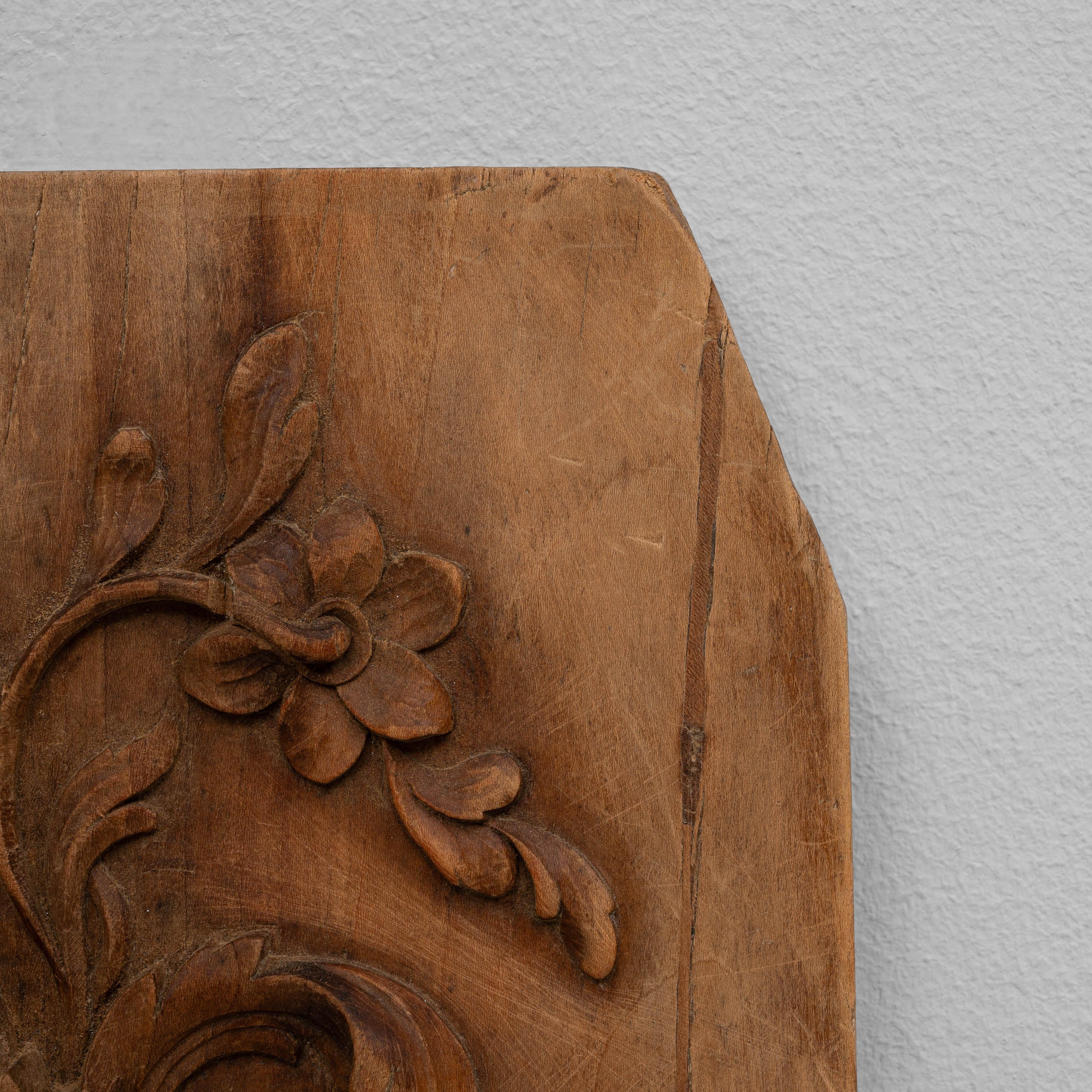 Décoration murale en bois français du 19e siècle en vente 2