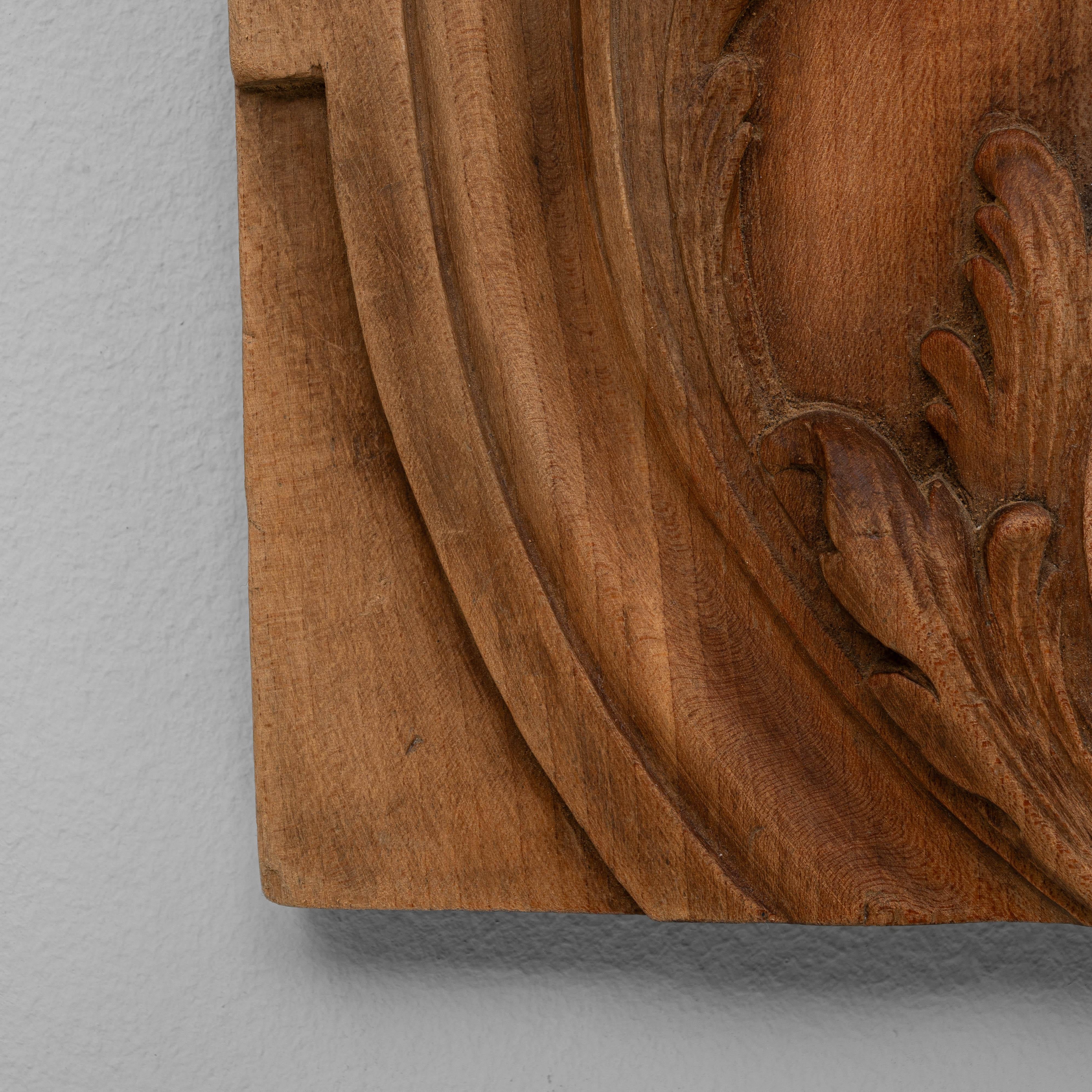 Décoration murale en bois français du 19e siècle en vente 3