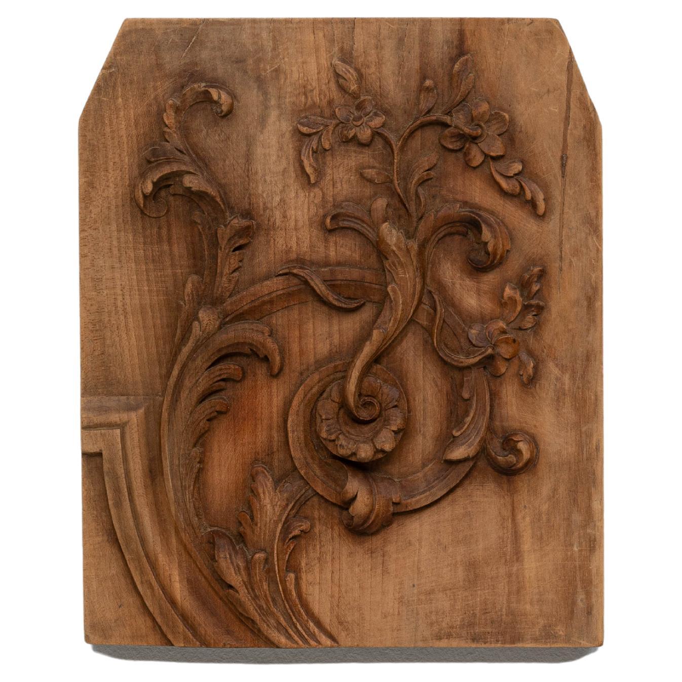 Französische Holz-Wandschmuck des 19. Jahrhunderts