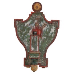 19th Century French Wooden Wall Sconce