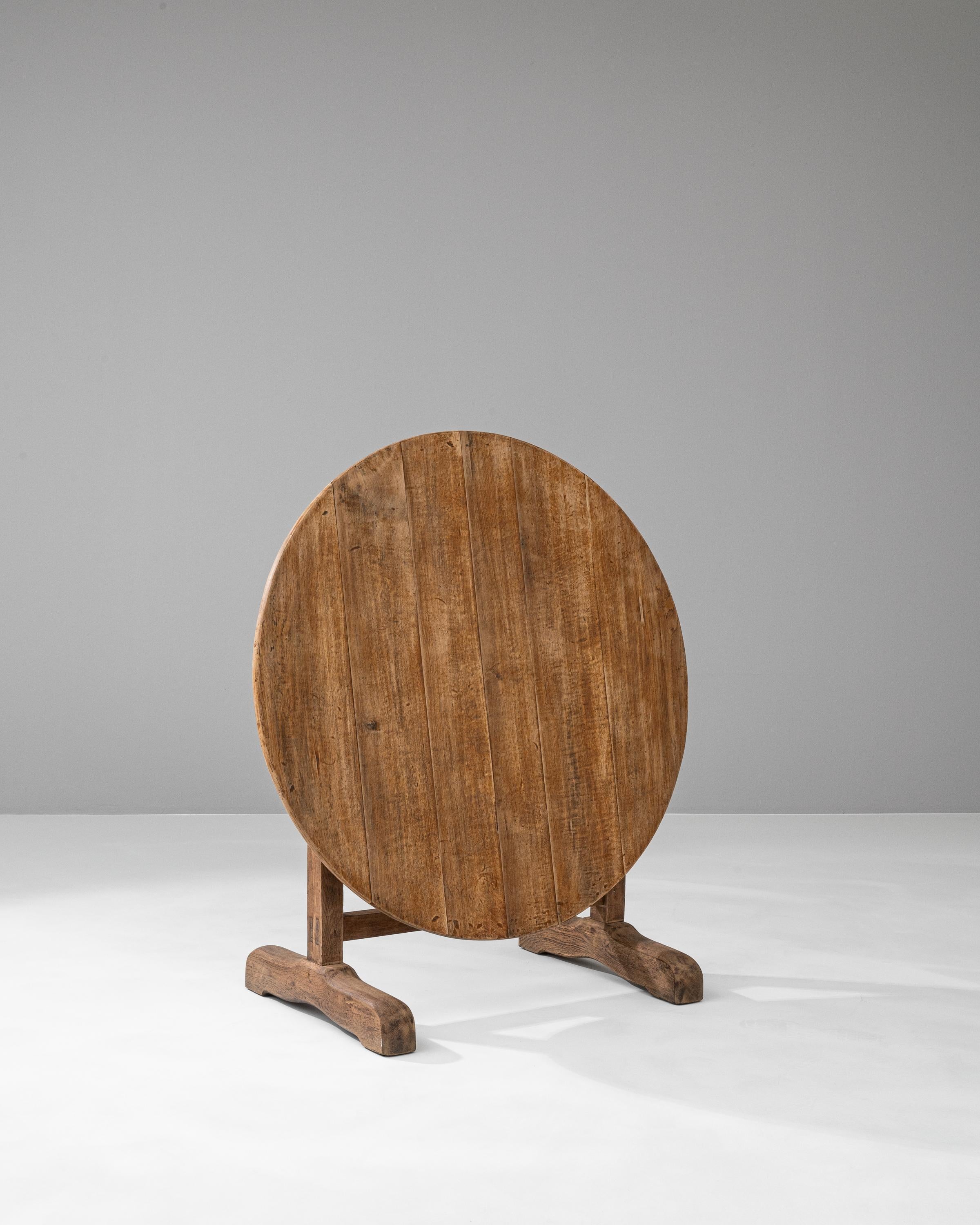 Französischer Wein-Tisch aus Holz aus dem 19. Jahrhundert im Angebot 4