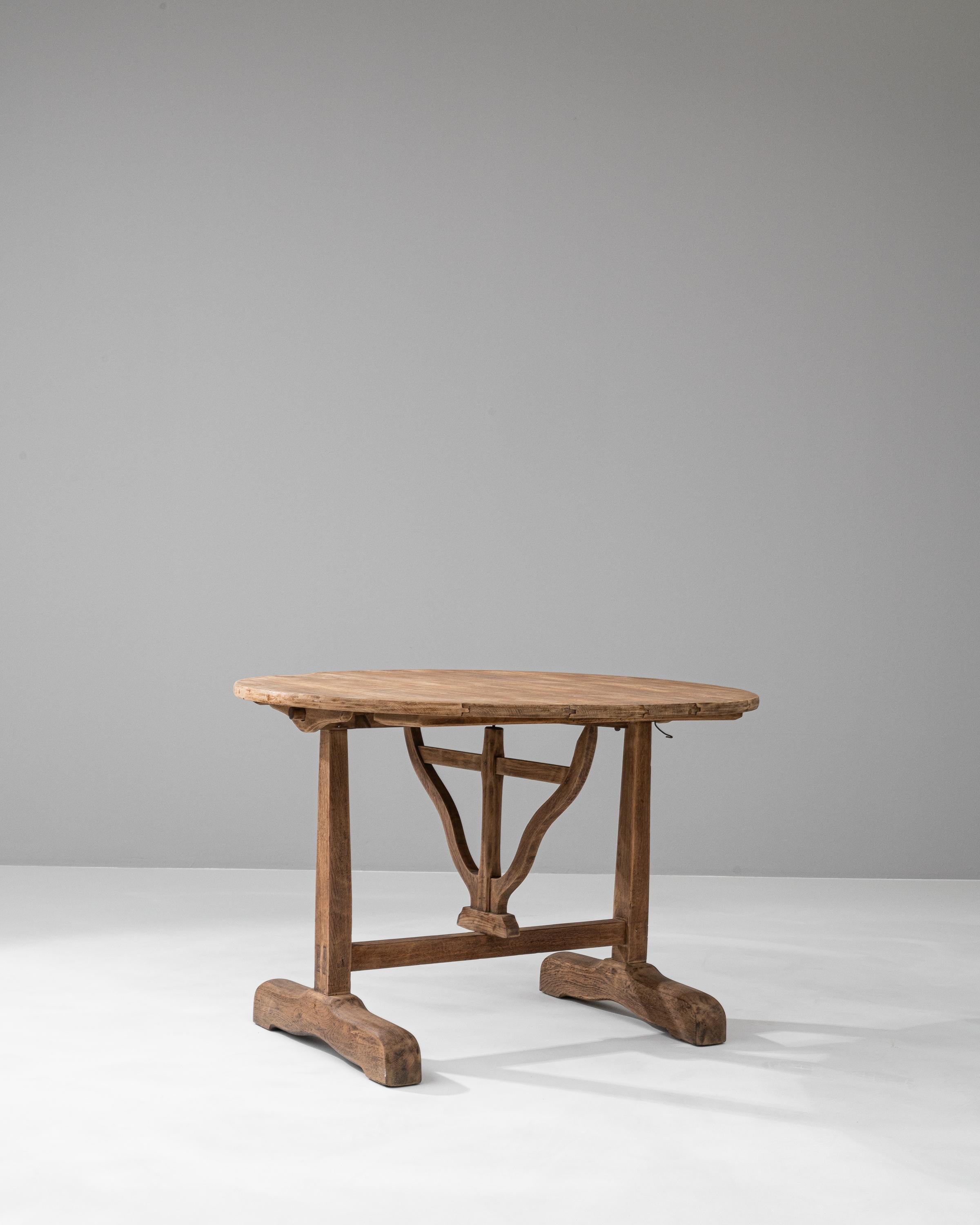 19th Century French Wooden Wine Tasting Table For Sale 5