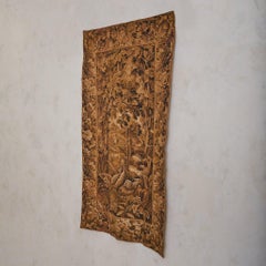 19th Century French Woodland Tapestry with Peacocks