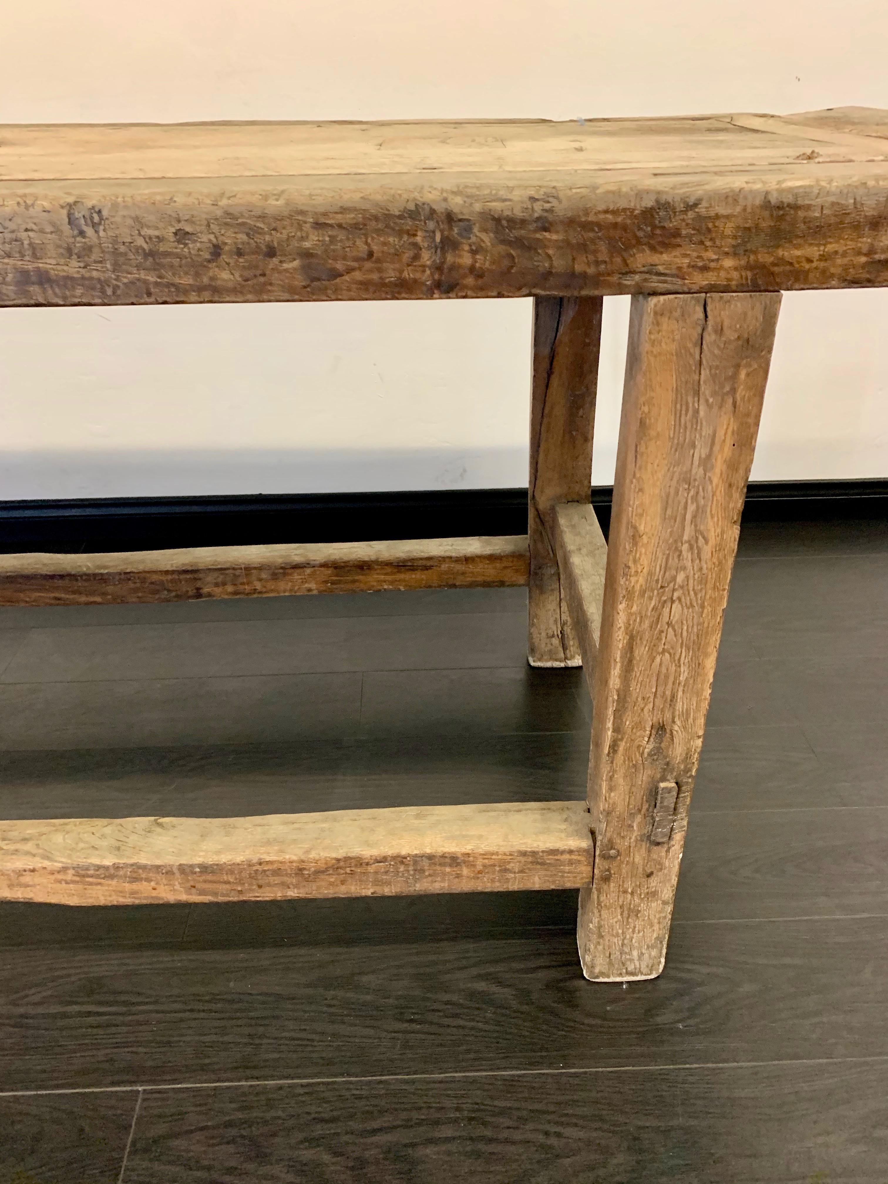 Organic Farm or Work Table from 18th Century, France For Sale 3