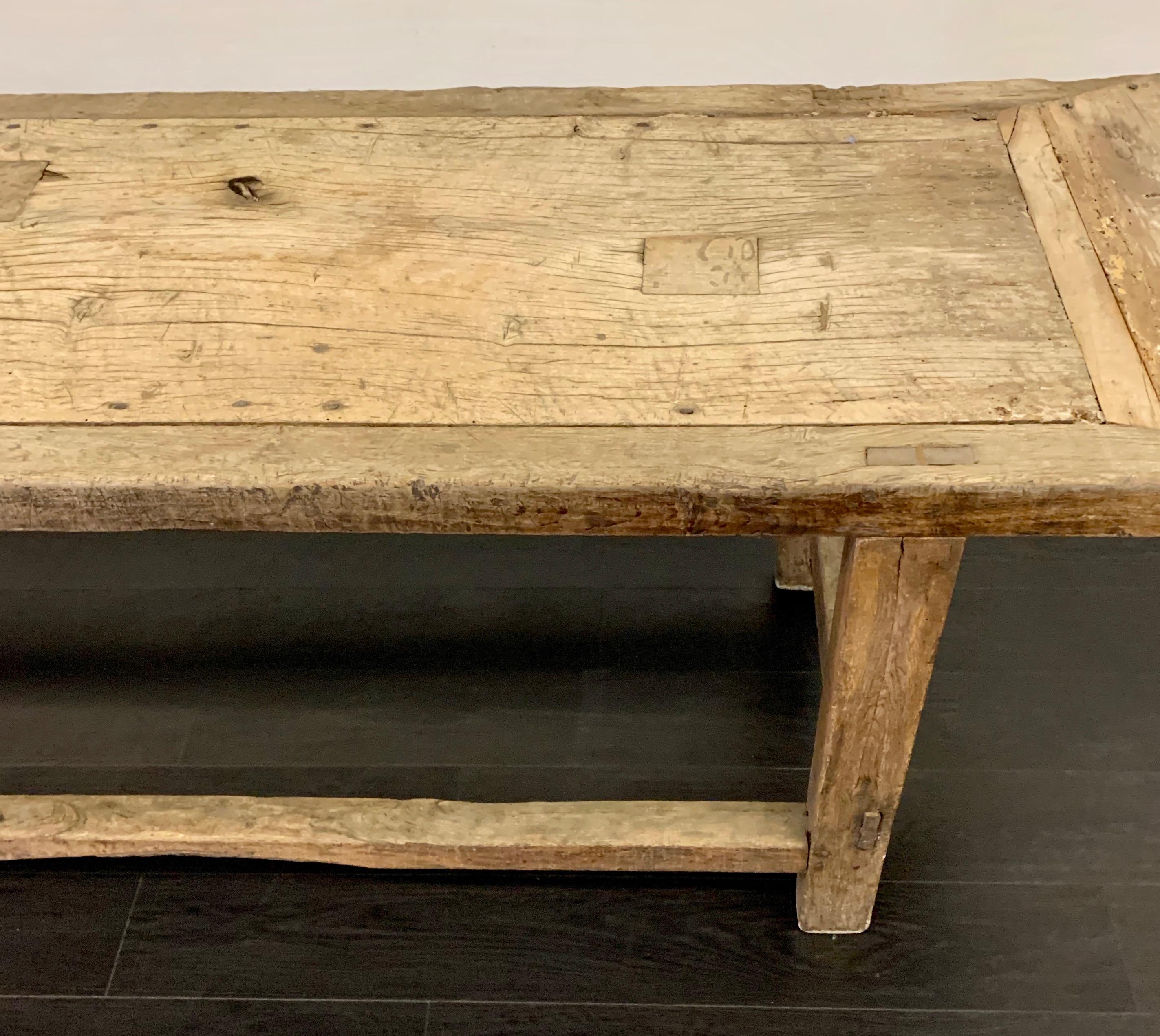 Organic Farm or Work Table from 18th Century, France For Sale 4