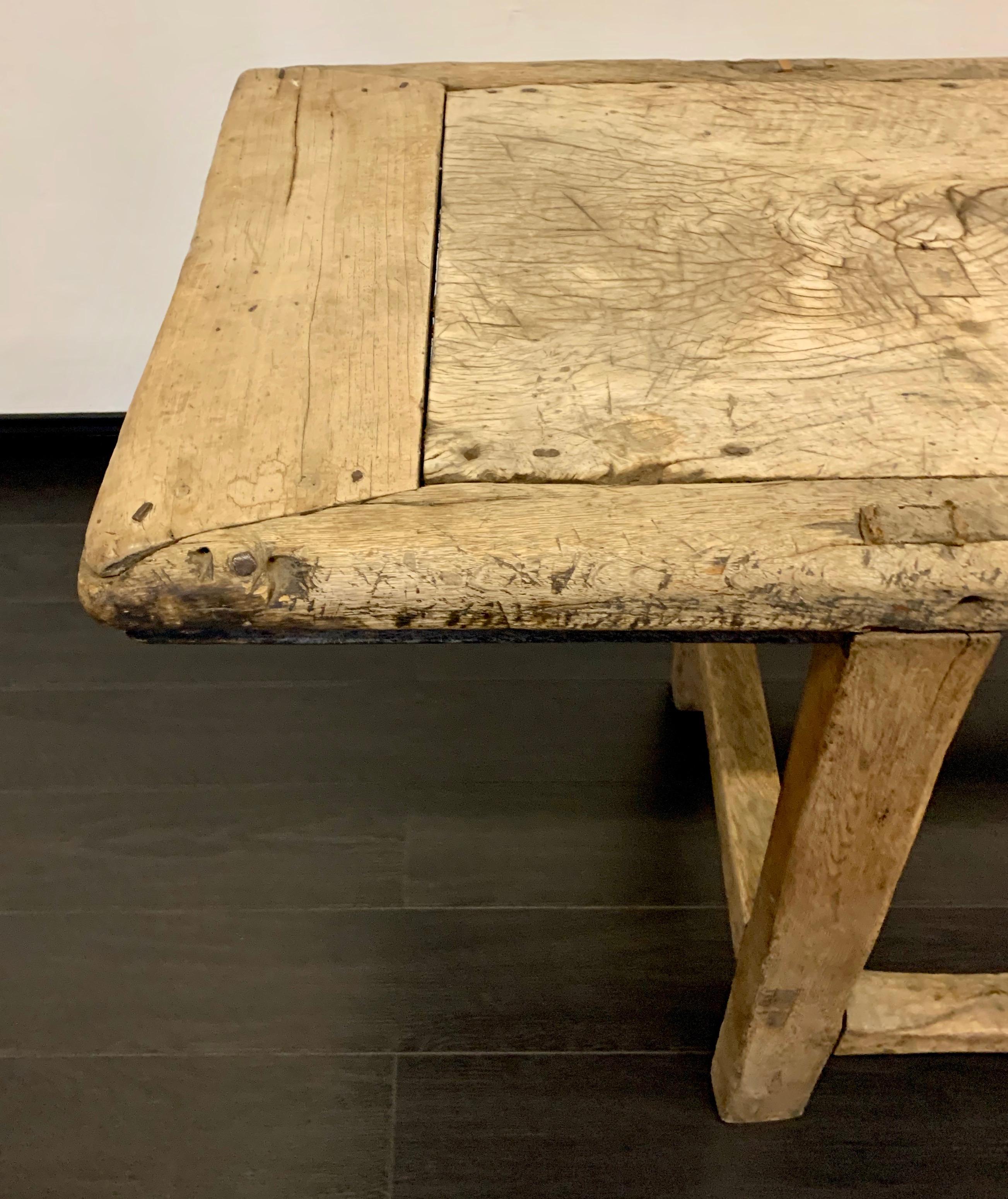 Organic Farm or Work Table from 18th Century, France For Sale 5