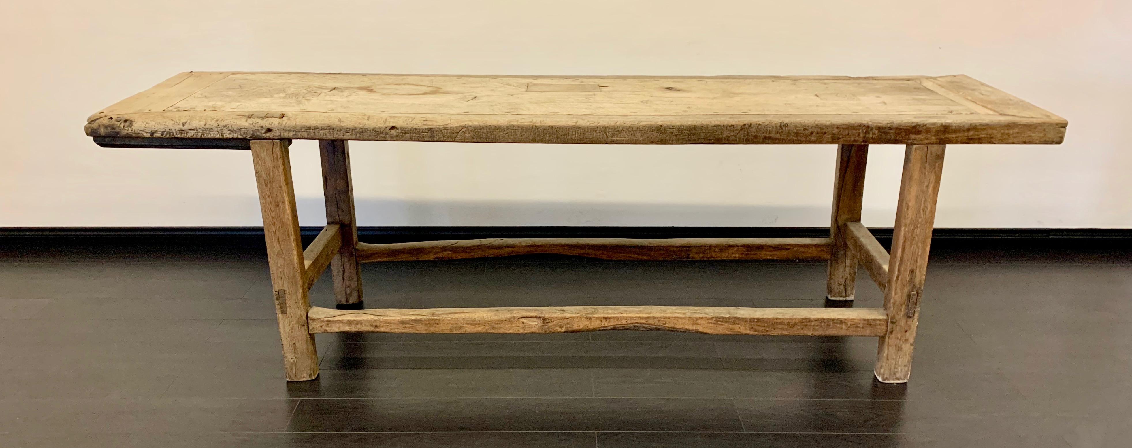 Organic Farm or Work Table from 18th Century, France For Sale 8