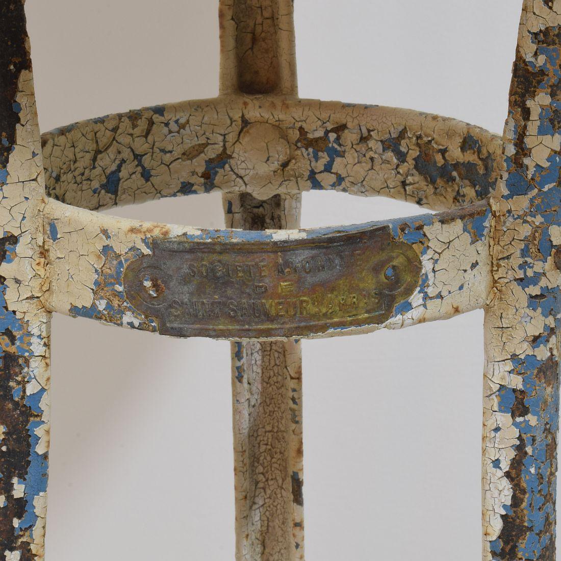 19th Century French Wrough and Cast Iron Bistro Table from Arras For Sale 7