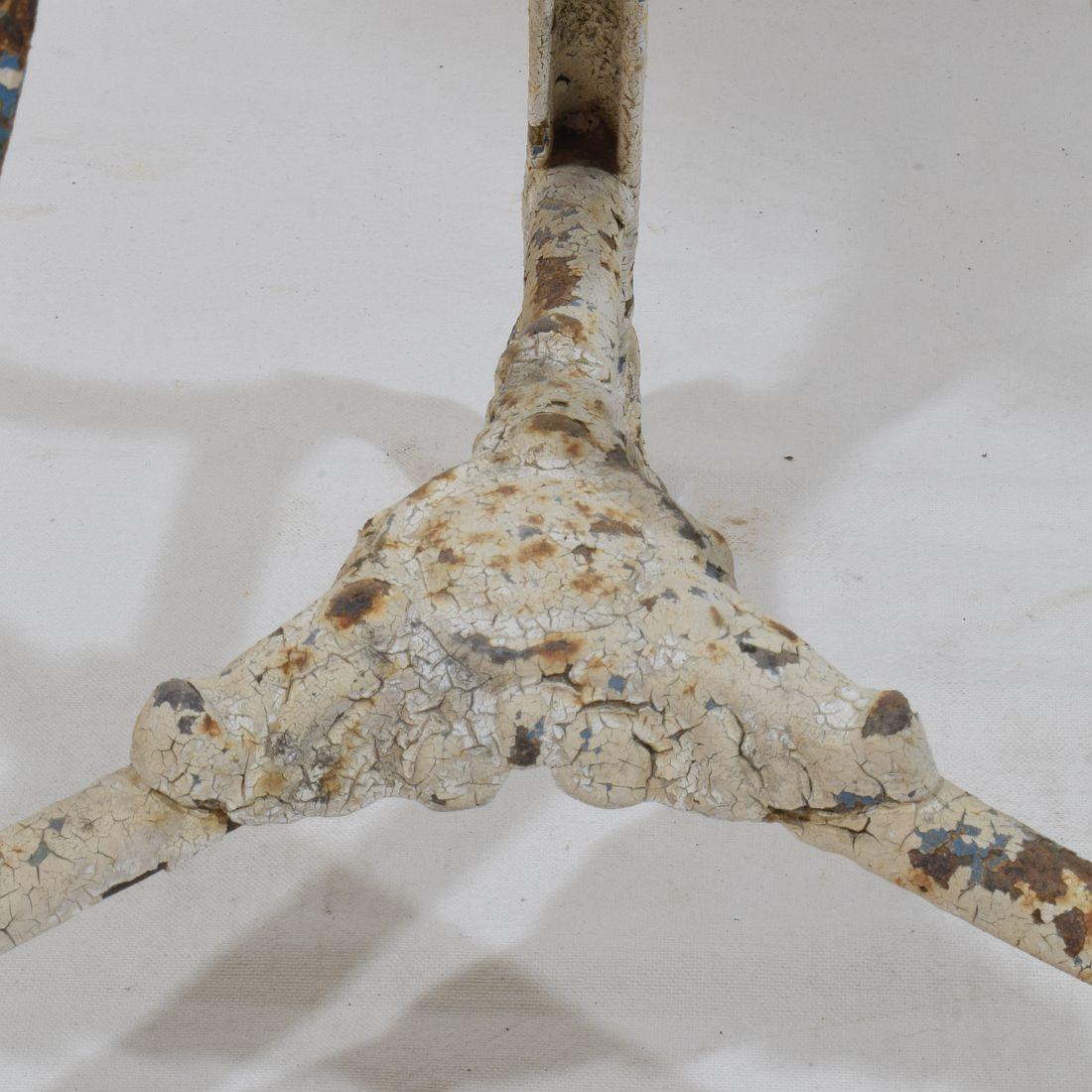 19th Century French Wrough and Cast Iron Bistro Table from Arras For Sale 10