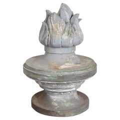 Antique 19th Century French Zinc Finial
