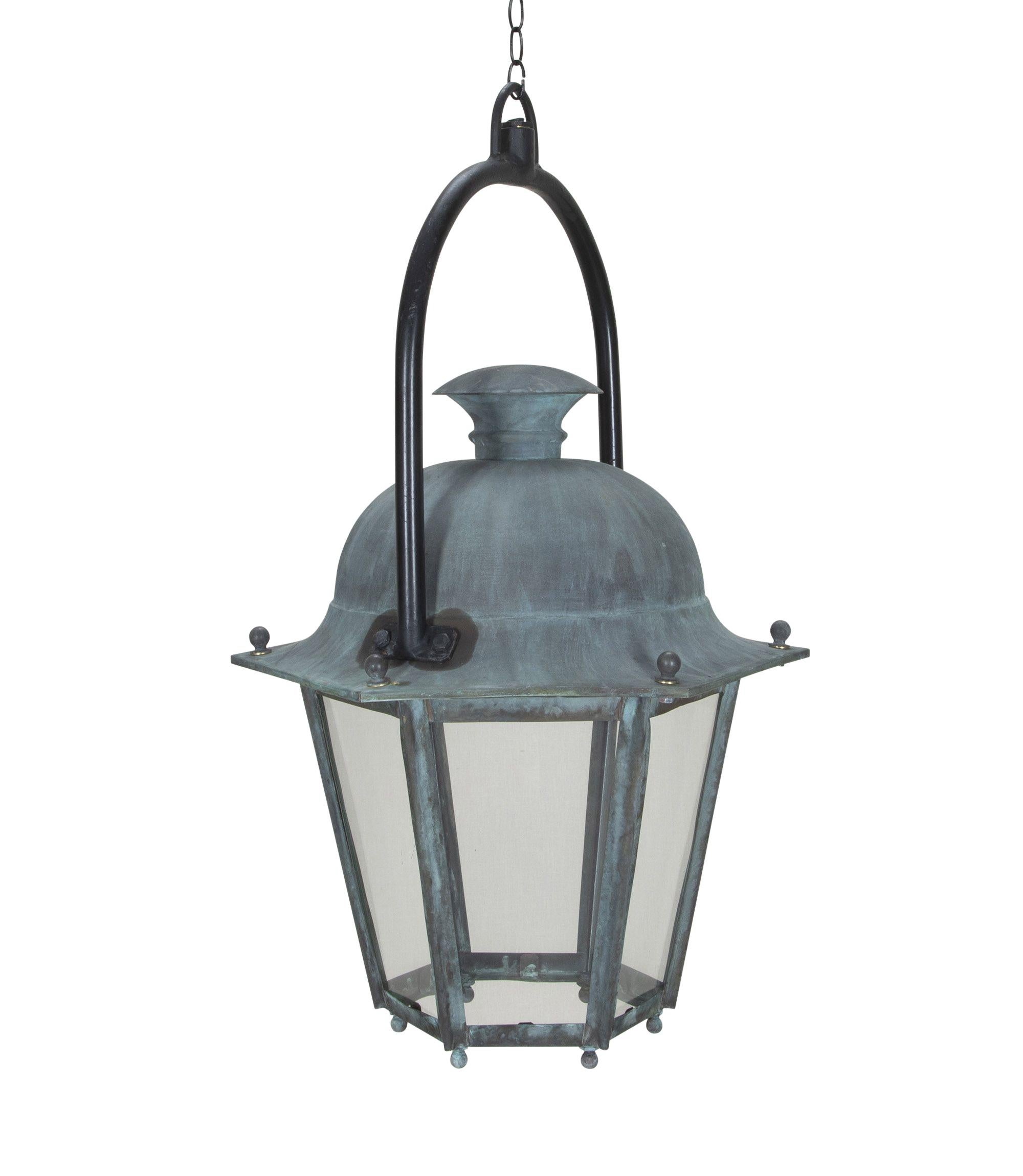 19th Century French Zinc Lantern For Sale 3