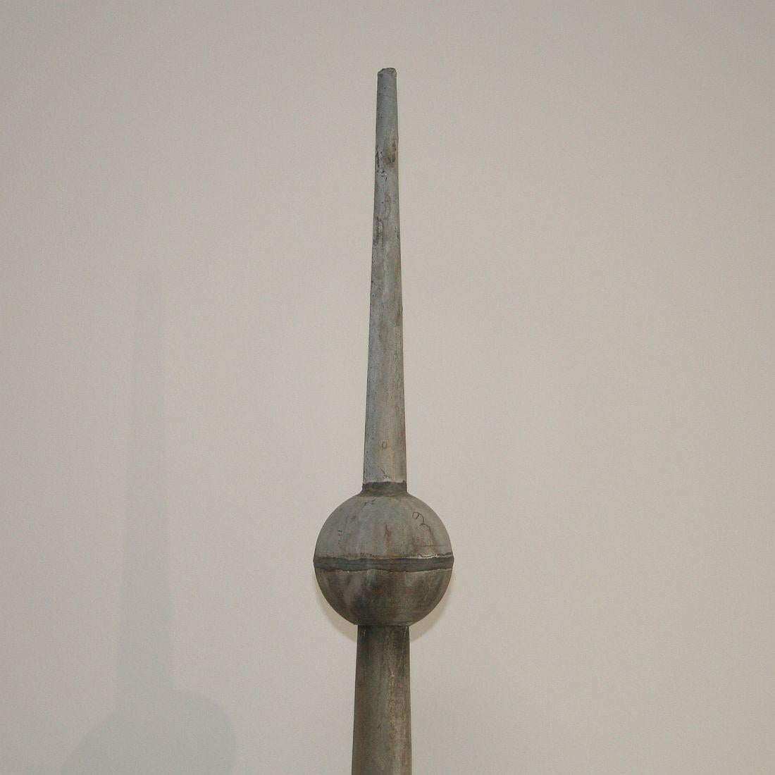 19th Century French Zinc Roof Finial 1