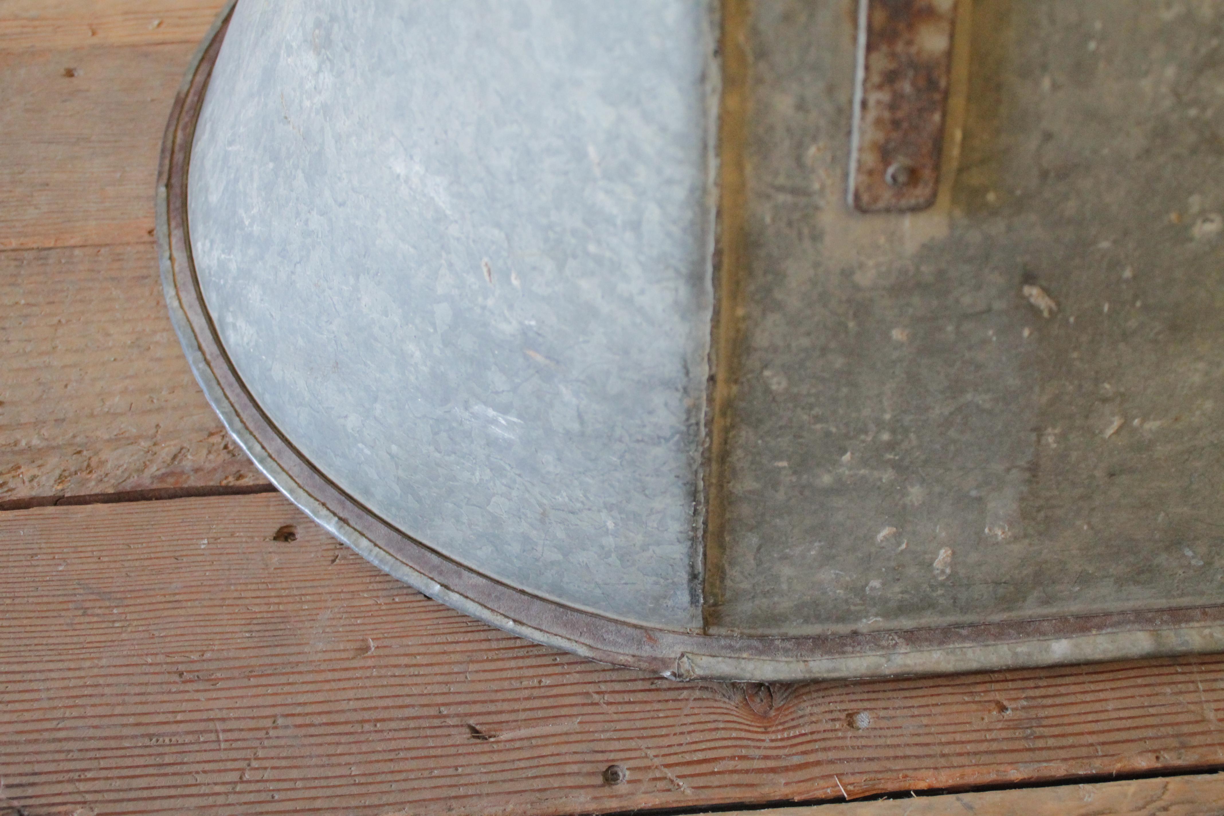 19th Century French Zinc Tub 6