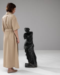 Scultura di Diana in zinco francese del XIX secolo