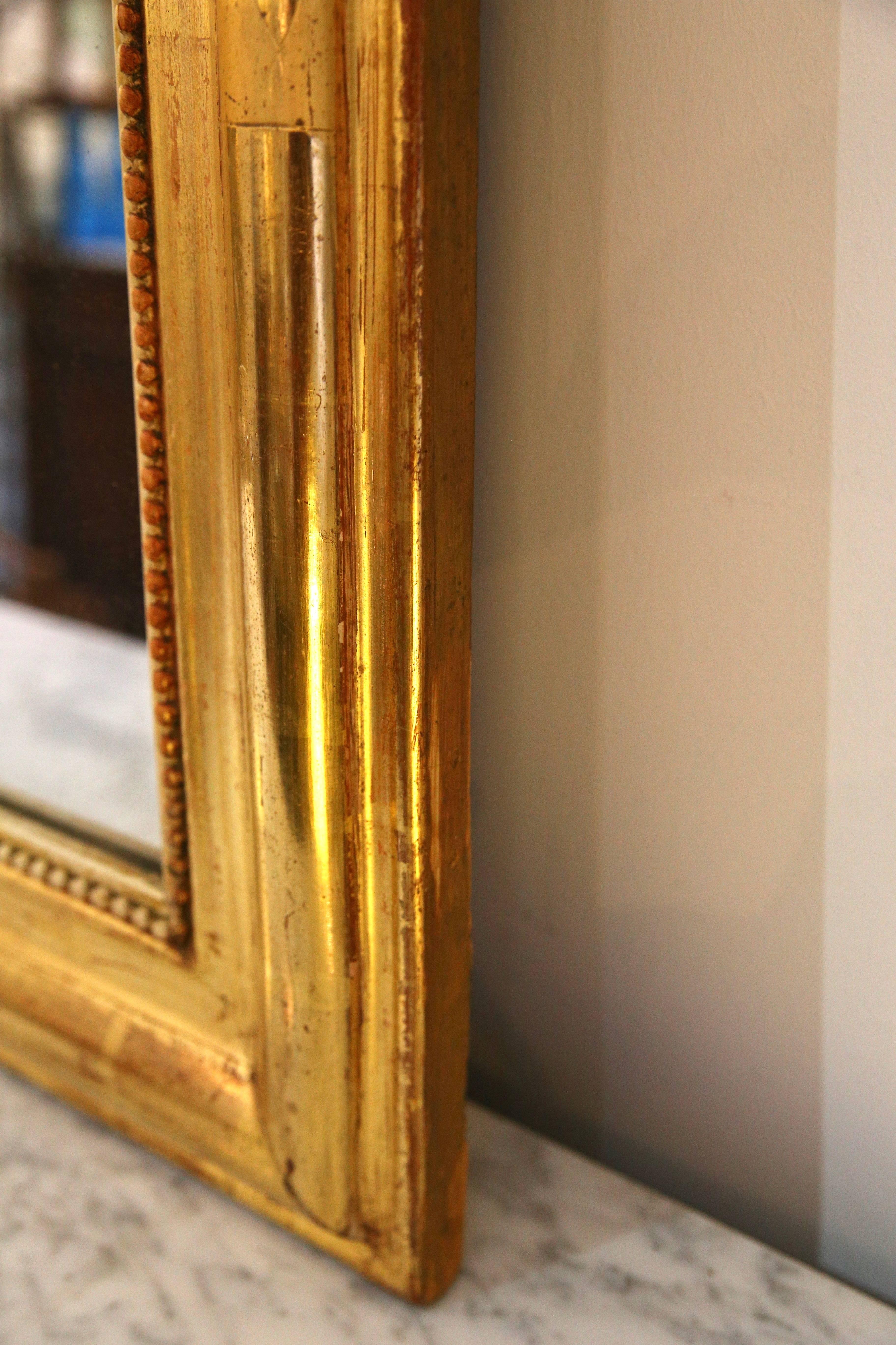 19th Century French, Louis Phillipe Giltwood Mirror 6