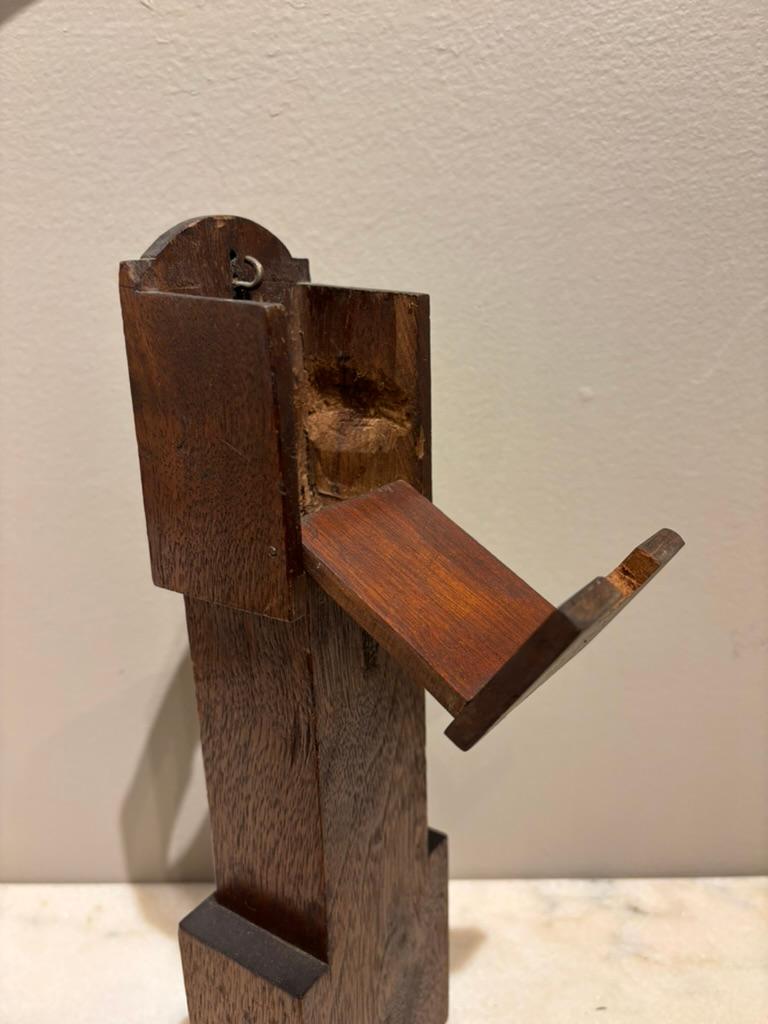 Orologio in miniatura dei nonni in legno di Oak Oak del 19° secolo in vendita 8