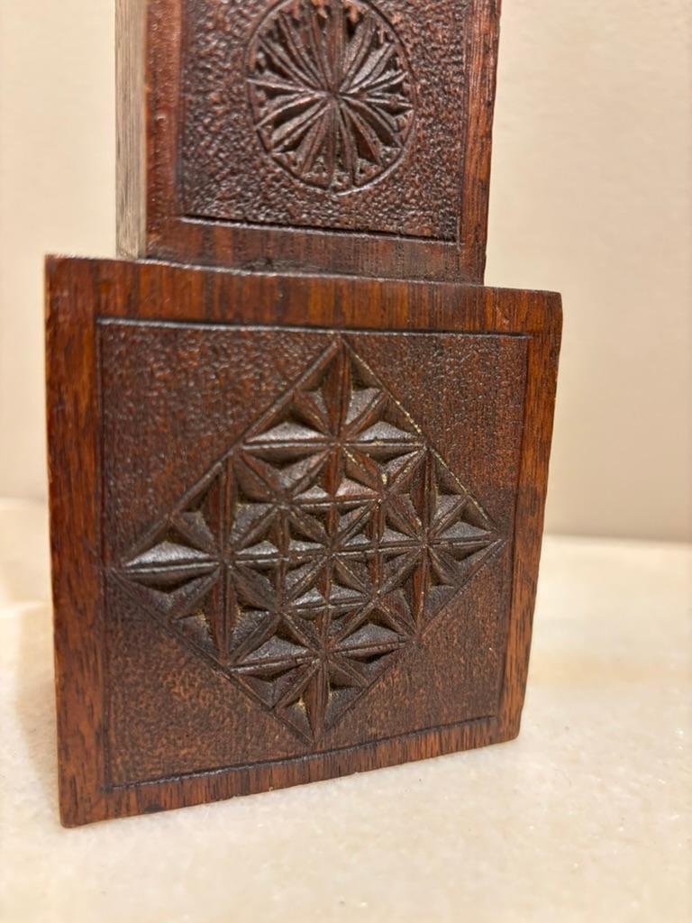 Orologio in miniatura dei nonni in legno di Oak Oak del 19° secolo in vendita 1