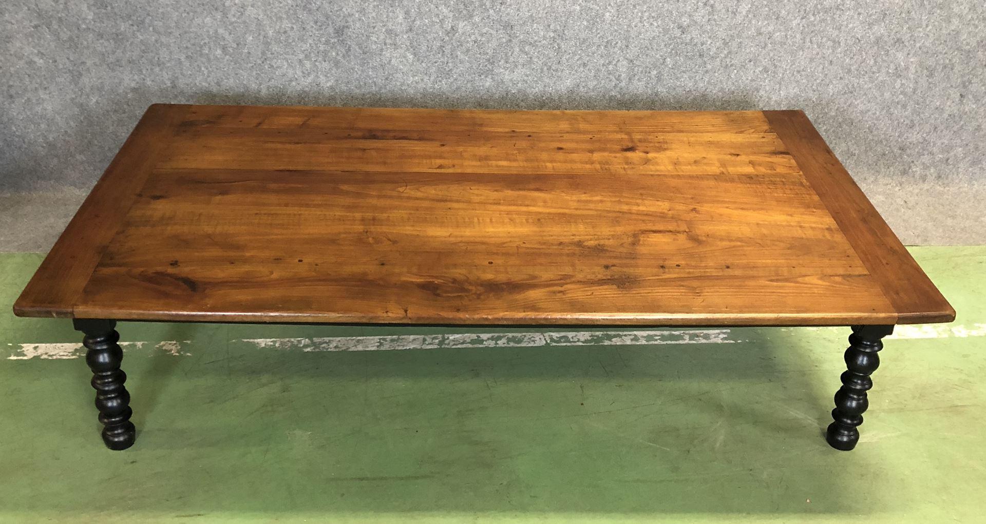 19th Century Fruit Wood Coffee Table In Good Condition For Sale In Lannebert, FR