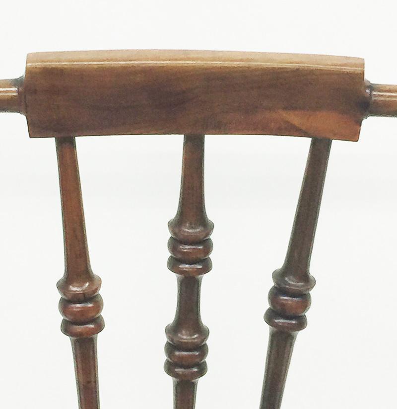 British 19th Century English fruit wooden child's chair For Sale