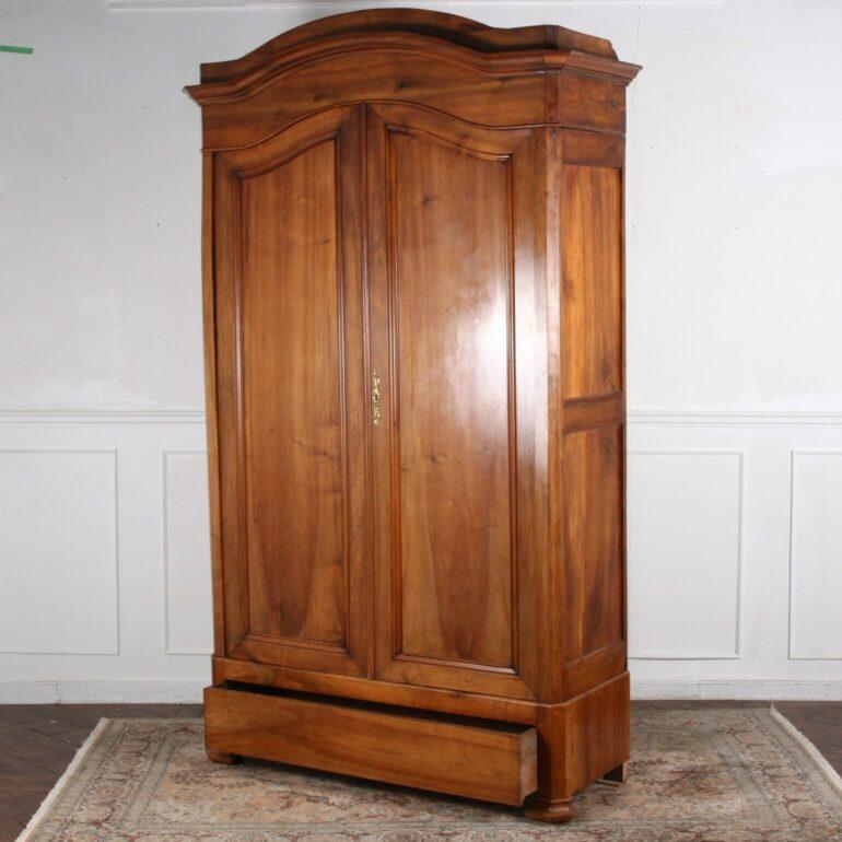 European 19th Century Fruitwood Armoire from France