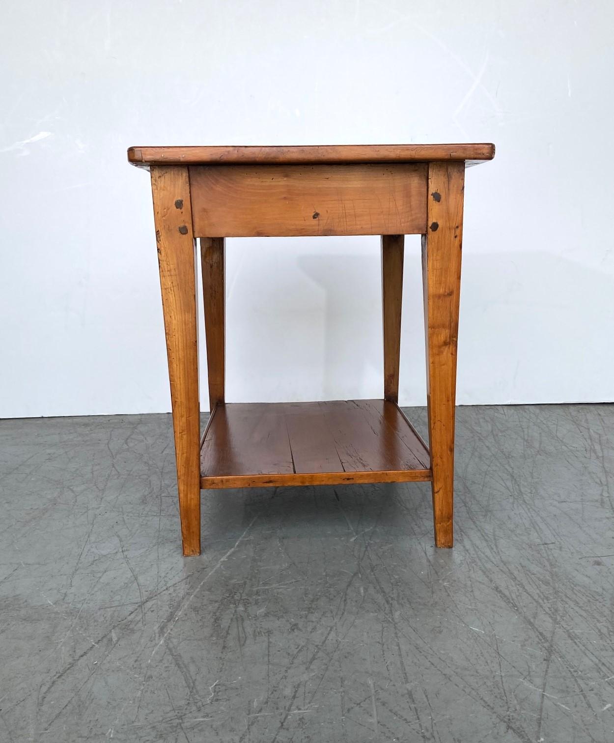 Mid-19th Century 19th Century Fruitwood End Table For Sale