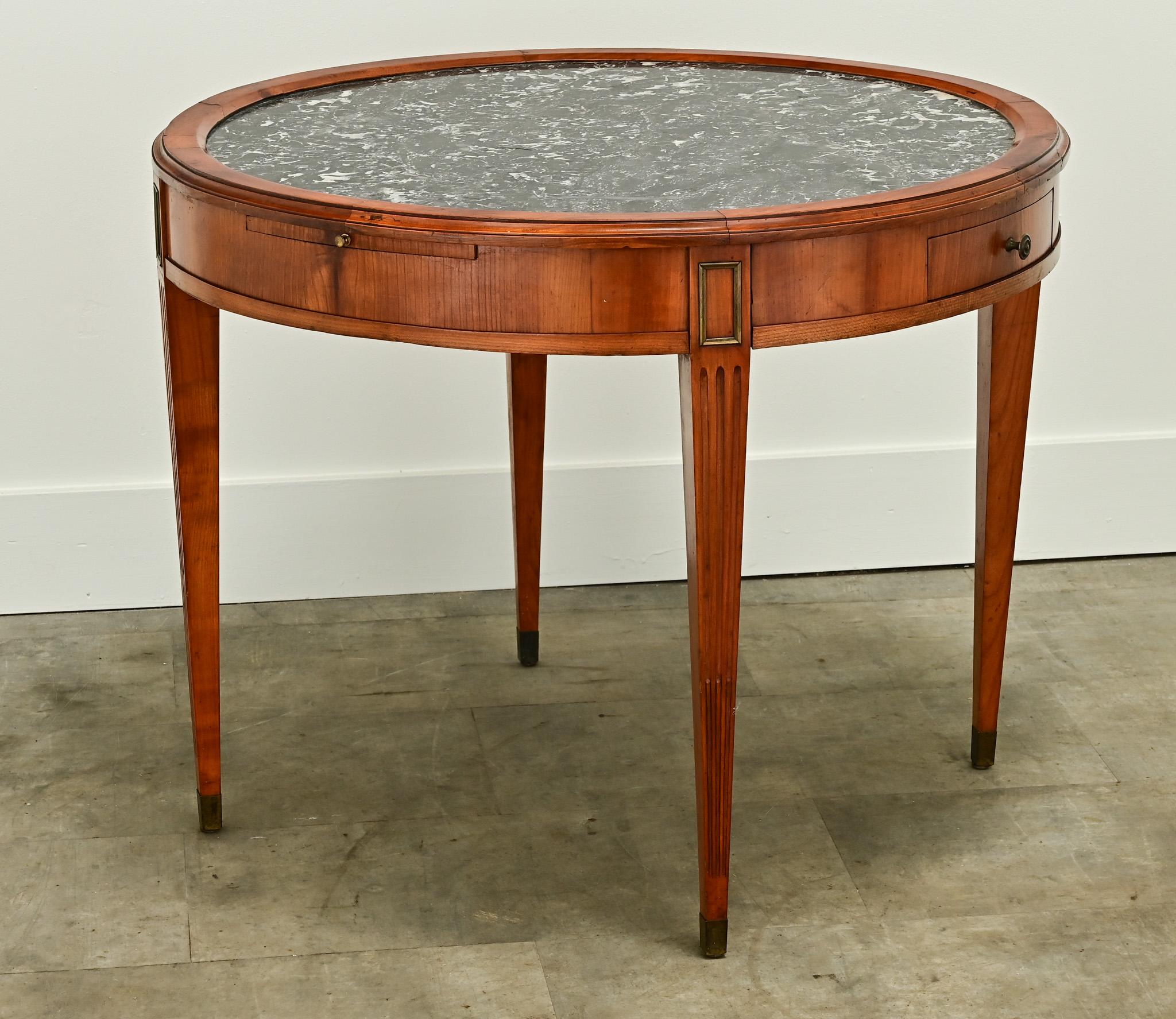 19th Century Fruitwood & Marble Gueridon For Sale 2