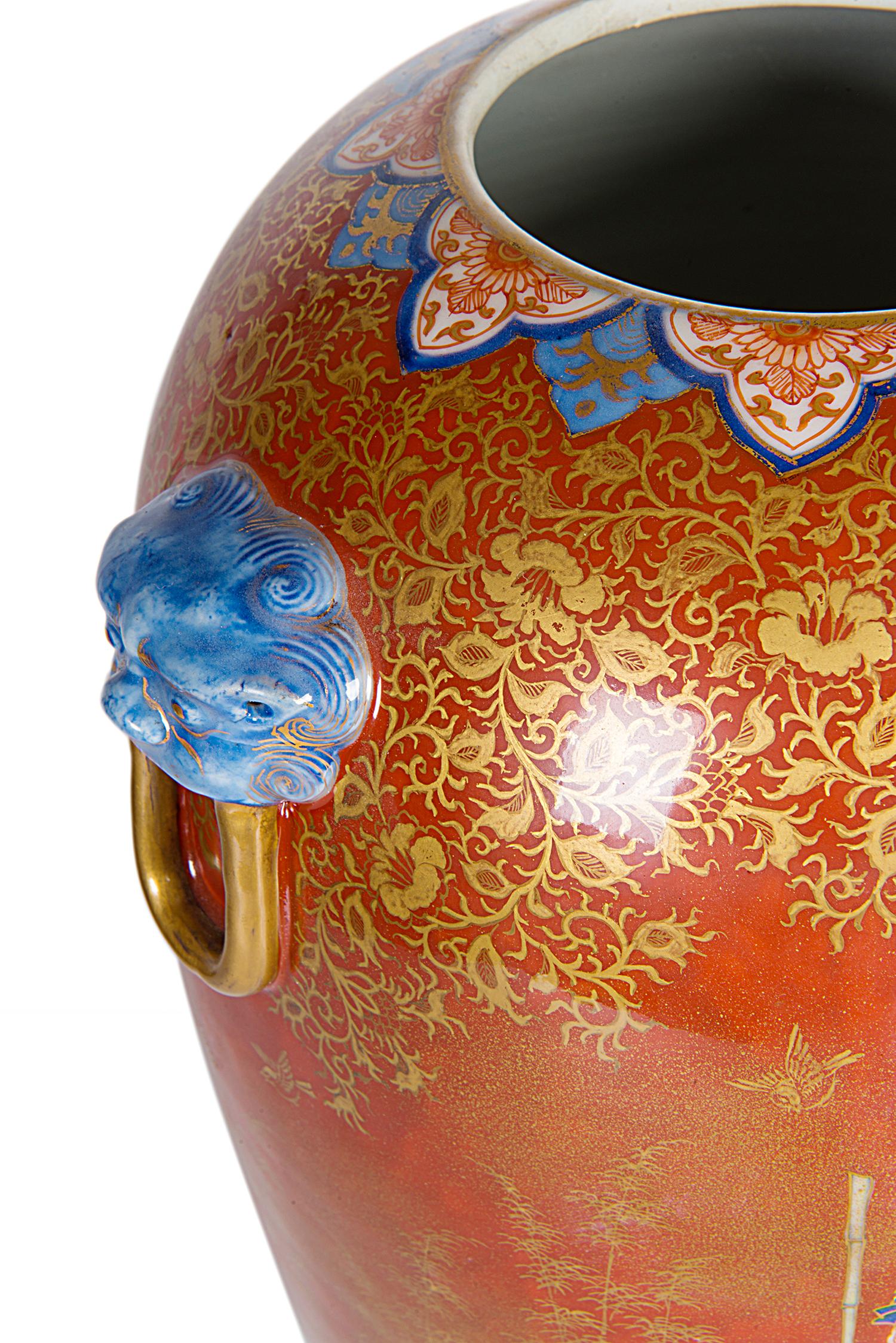 Fukagawa-Vase aus dem 19. Jahrhundert im Zustand „Gut“ im Angebot in Brighton, Sussex