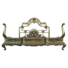 Mobilier de chambre à coucher complet du 19ème siècle français Belle poque en bronze, fer, laiton et verre