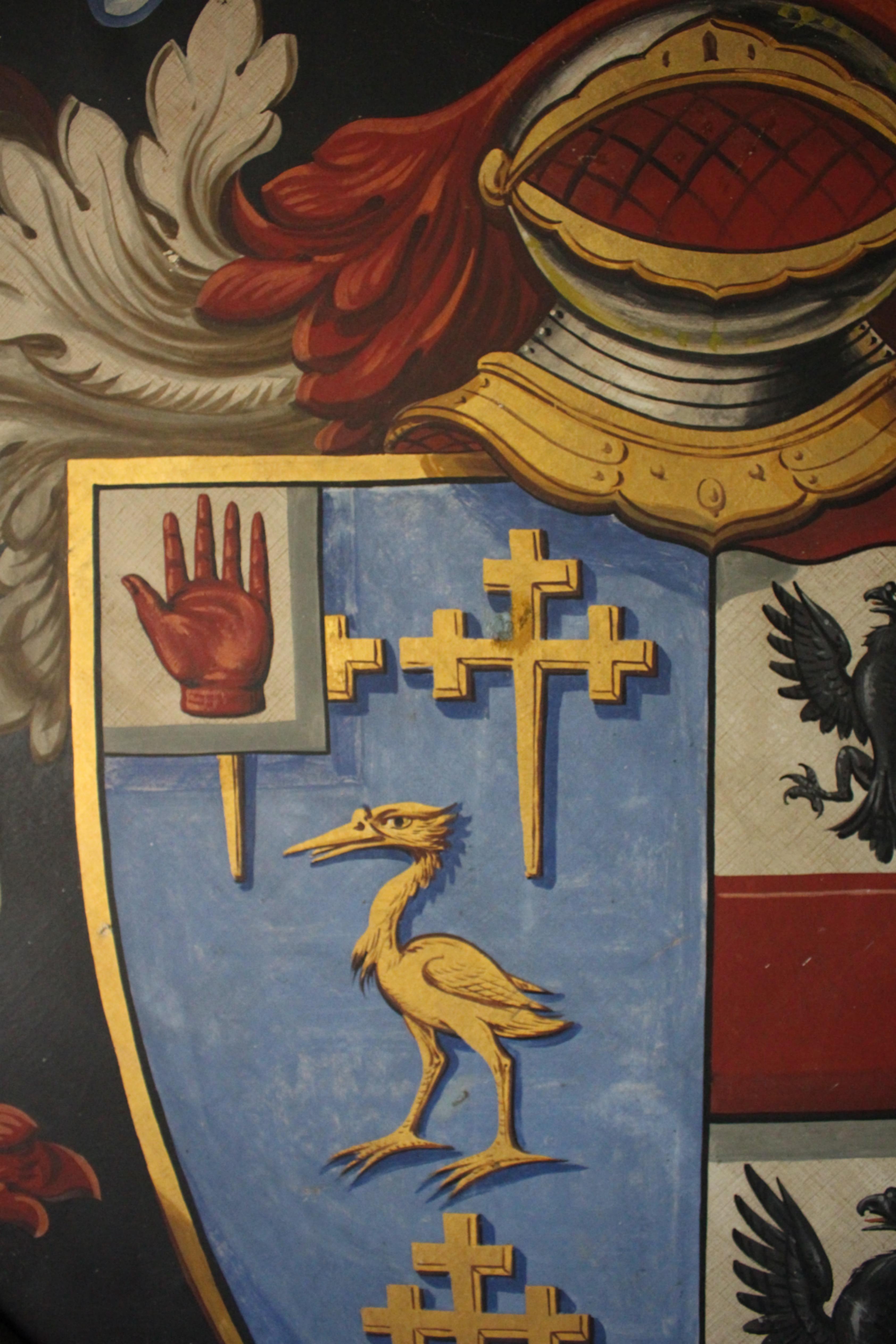 Tela Cofano funerario del XIX secolo Sir Henry Oglander Memento Mori Curiosità in vendita