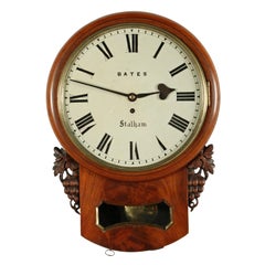 19th Century Fusee Wall Clock