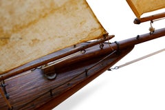 19th Century Gaff-rigged Pond Yacht