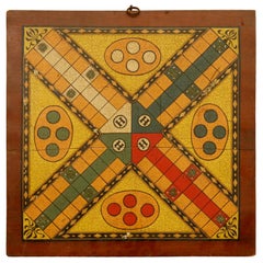 19th Century Game Board Exceptional Paint