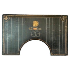 19th Century Game Board or Lap Desk Architectural Design Element with Lion 1882