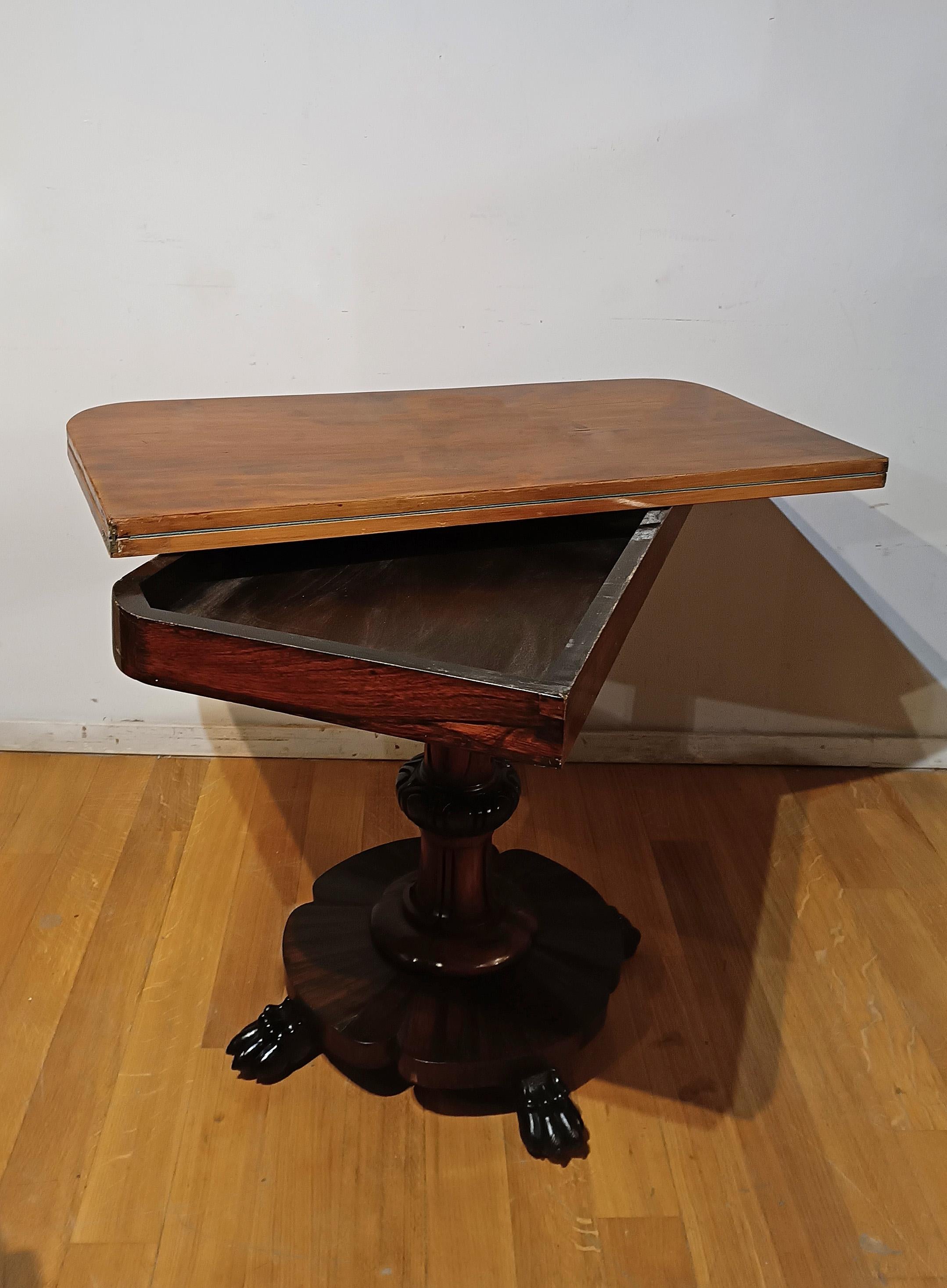 Wood 19th CENTURY GAME TABLE For Sale
