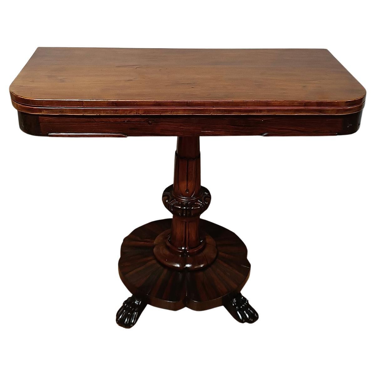 19th CENTURY GAME TABLE