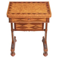 19th Century games and sewing table