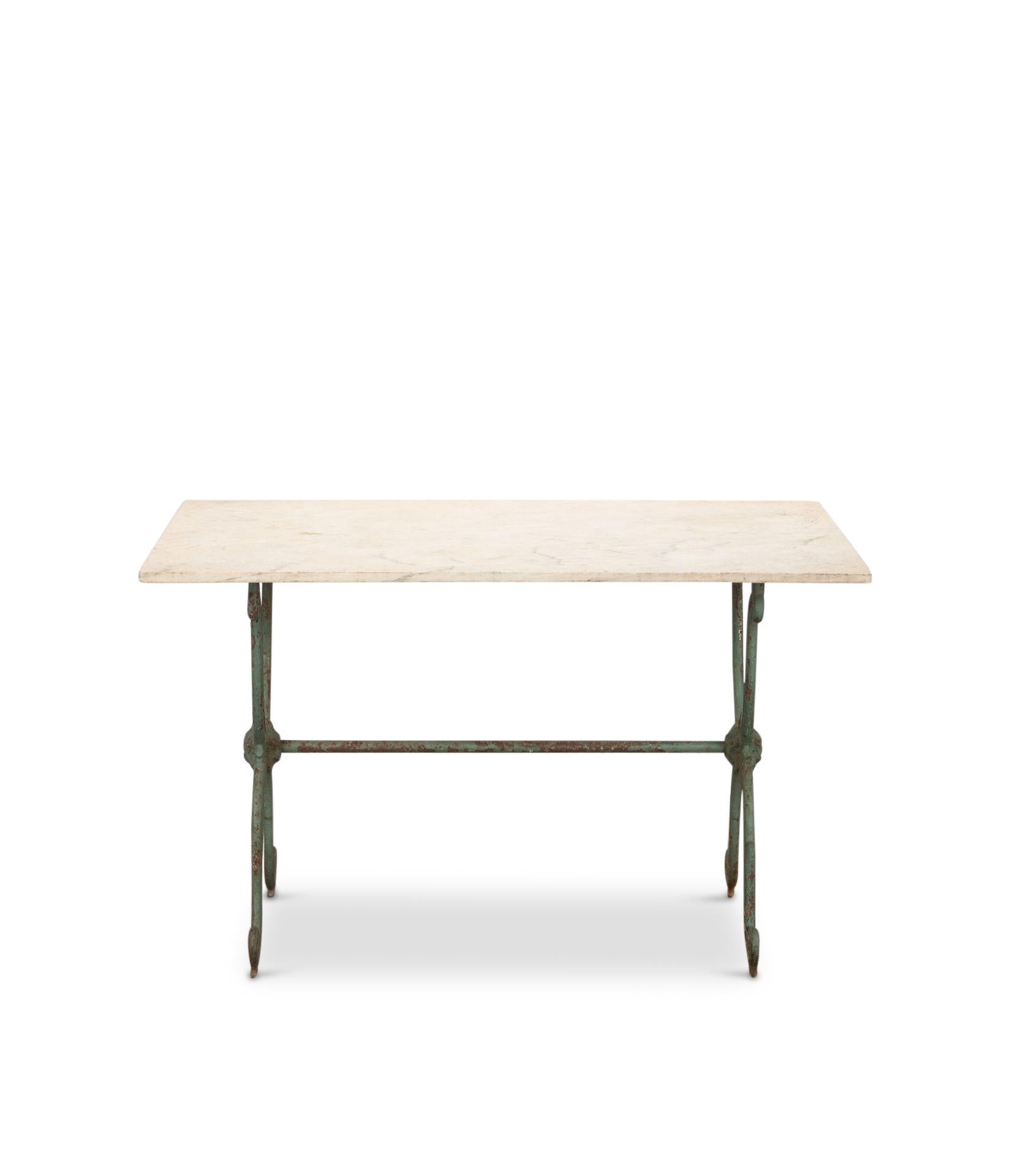 French 19th Century Garden Bistro Table For Sale